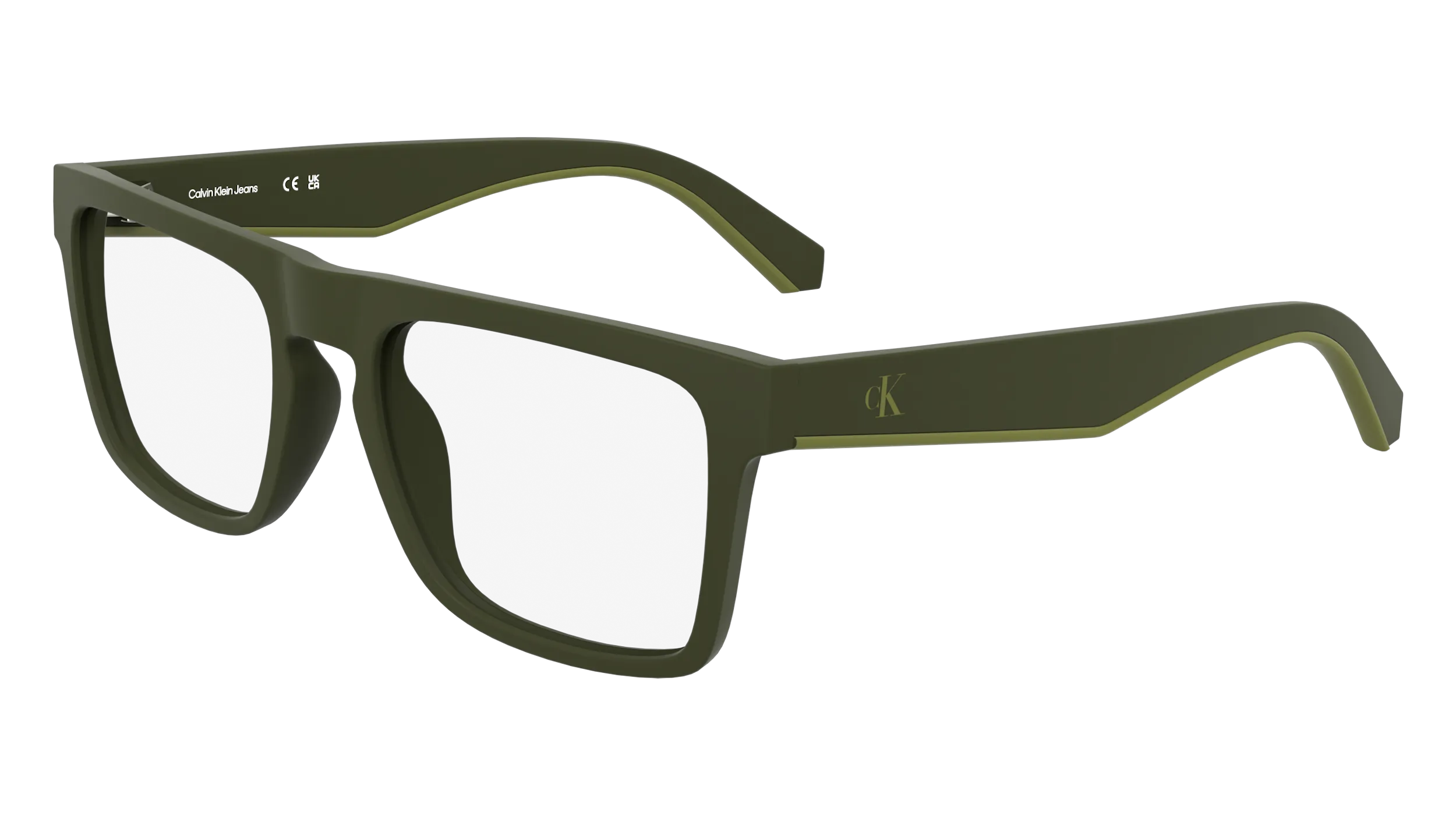 Calvin Klein CKJ25612 309 Montature da vista Bio-iniettato Verde Squadrata Normale - immagine 1