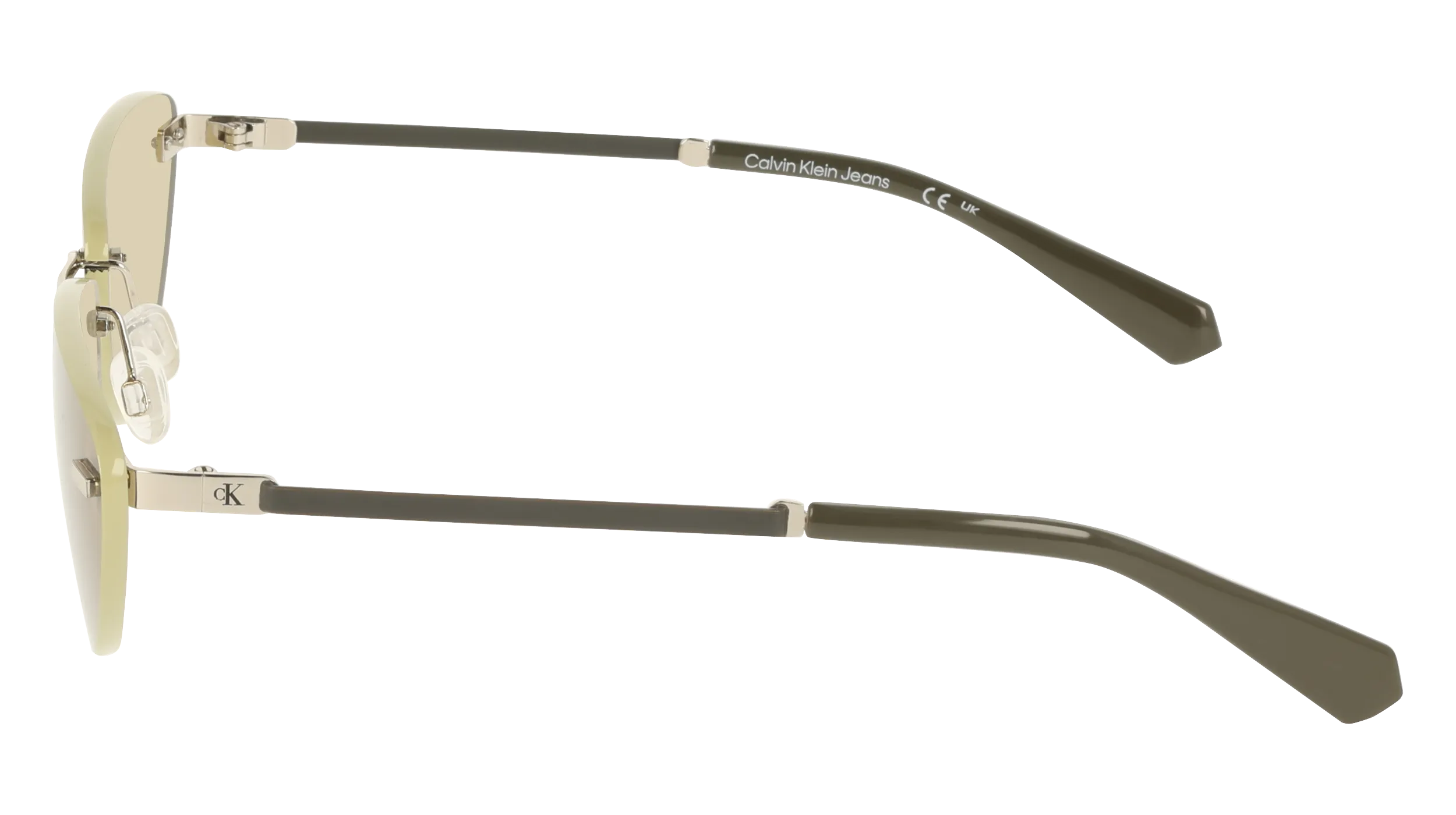 Calvin Klein CKJ25208S 045 Occhiali da sole Metallo Cat Eye Normale - immagine 3