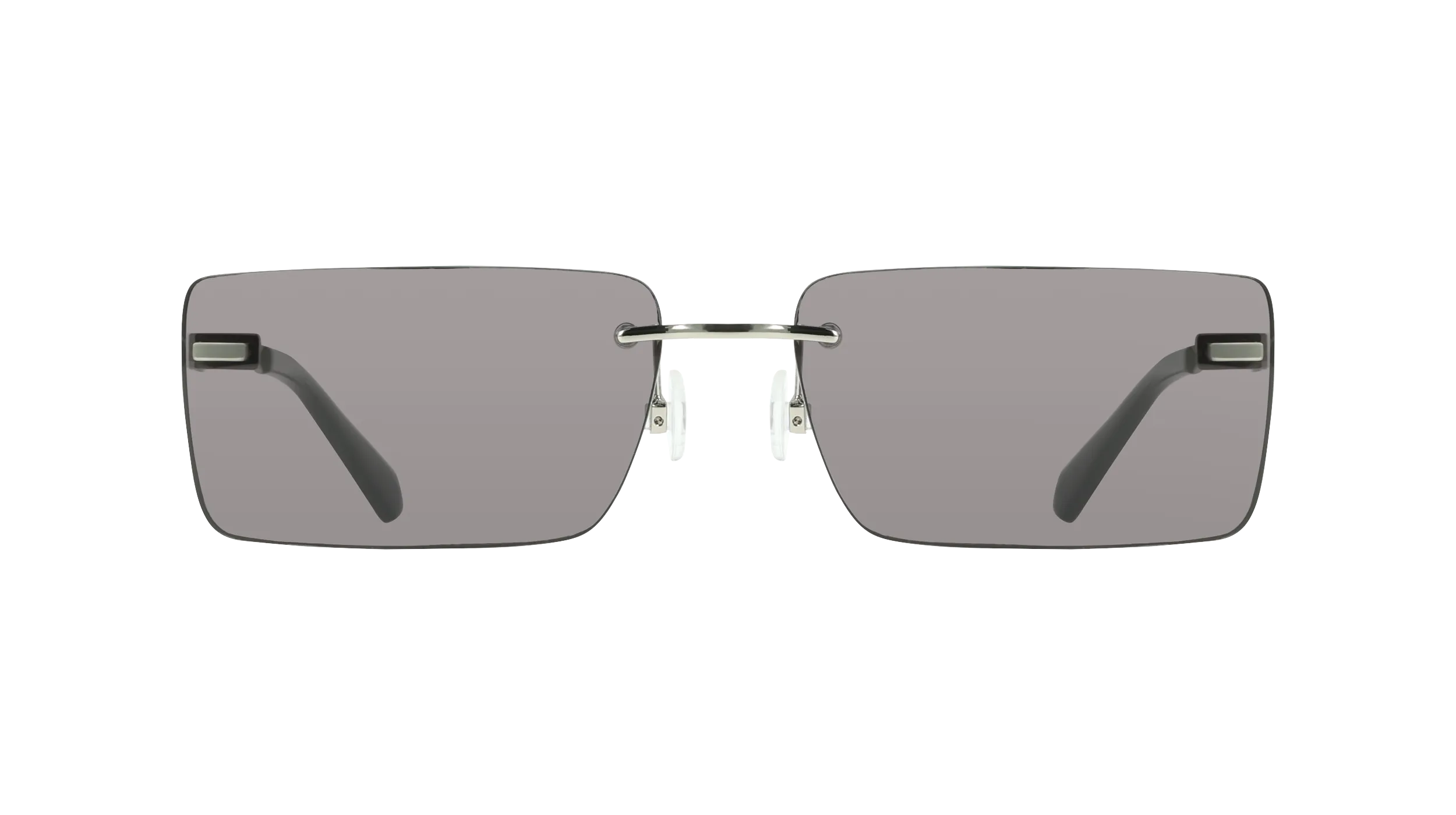 Calvin Klein CKJ25206S 043 Occhiali da sole Metallo Argento Grigio Squadrata Normale - immagine 2