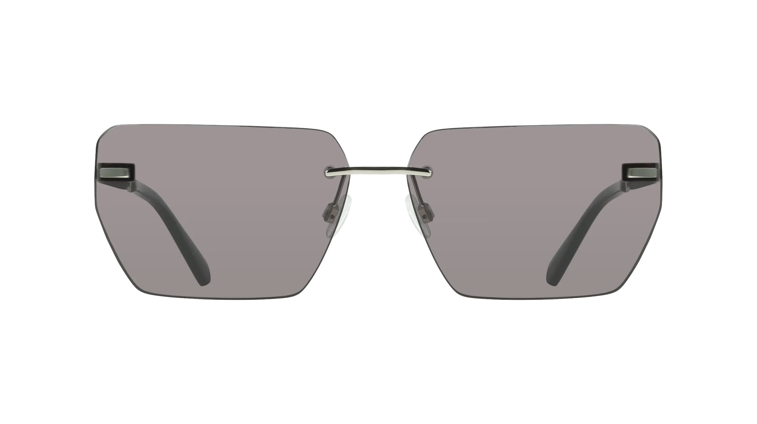 Calvin Klein CKJ25207S 043 Occhiali da sole Metallo Argento Grigio Squadrata Normale - immagine 2