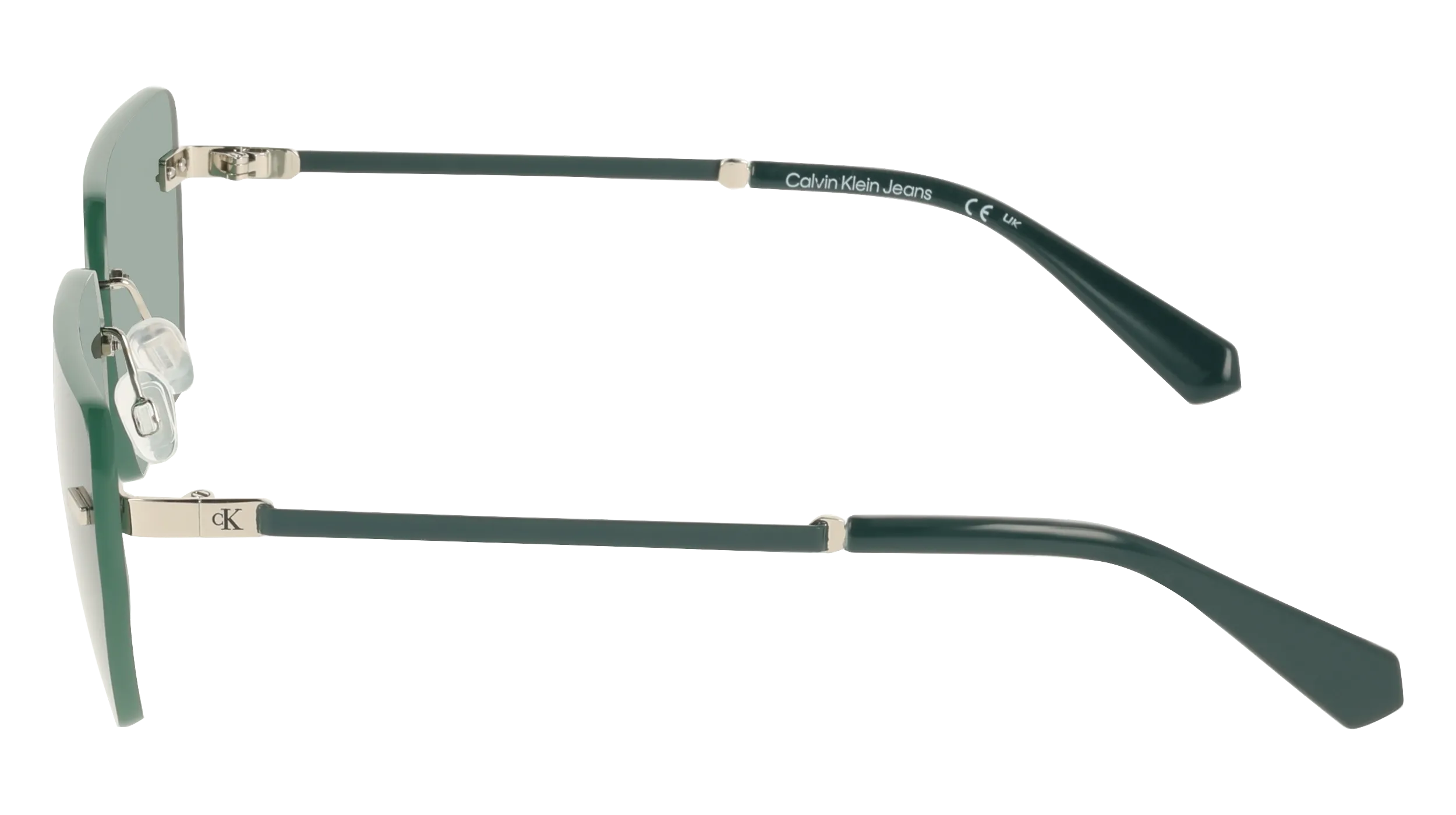 Calvin Klein CKJ25207S 045 Occhiali da sole Metallo Argento Squadrata Normale - immagine 3