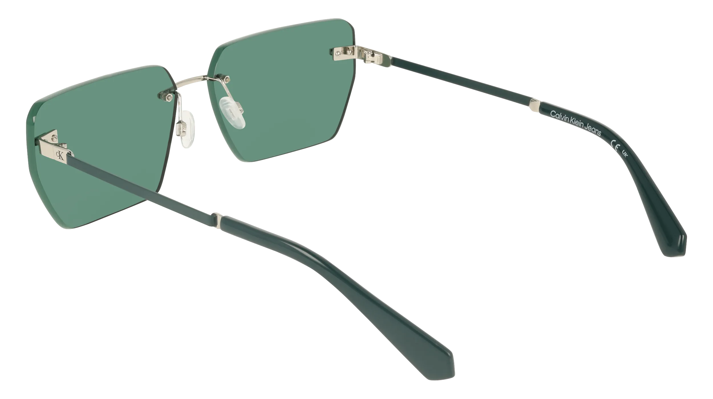 Calvin Klein CKJ25207S 045 Occhiali da sole Metallo Argento Squadrata Normale - immagine 4