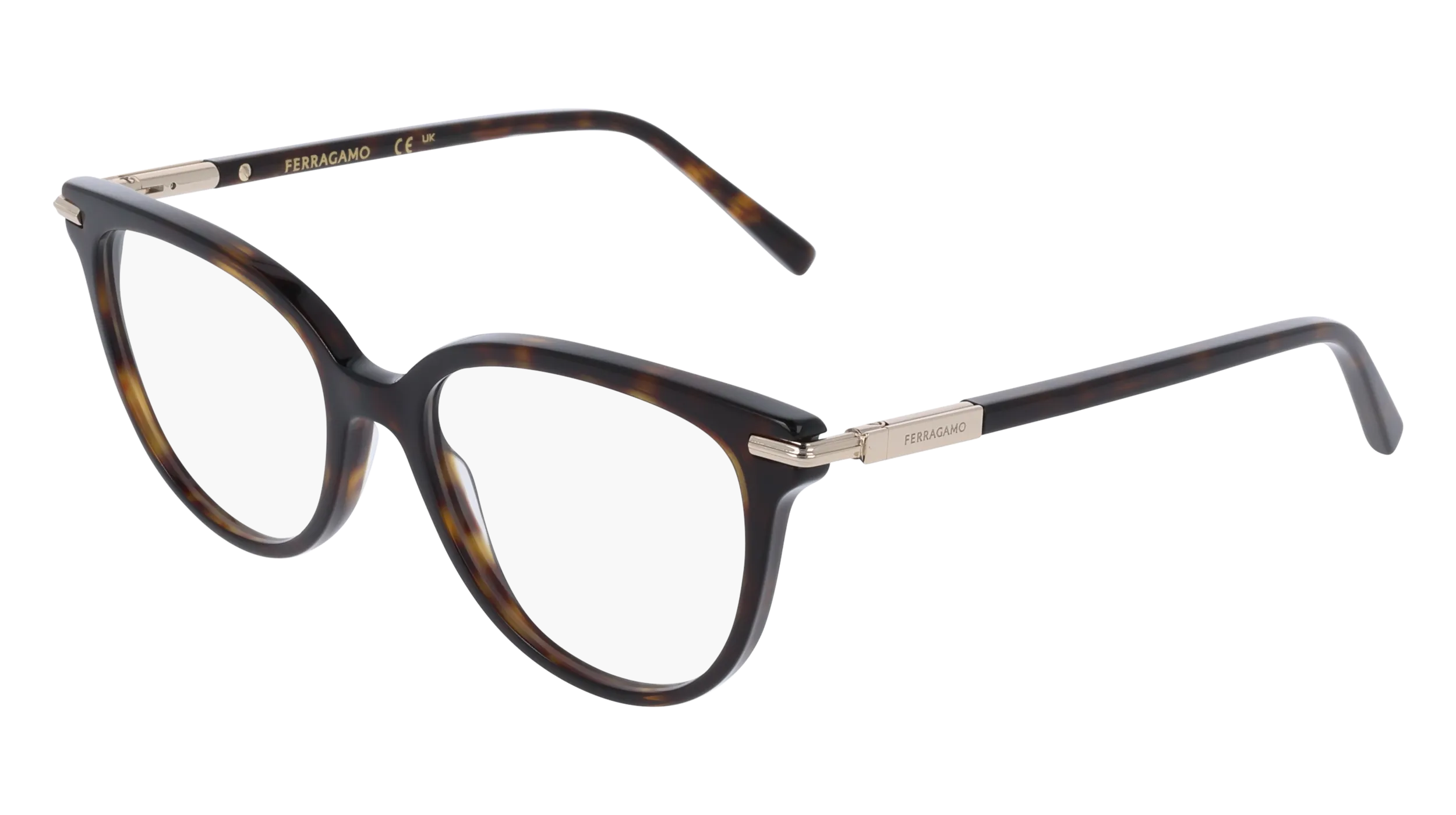 Ferragamo SF3026 242 Montature da vista Acetato Havana Farfalla Normale - immagine 1