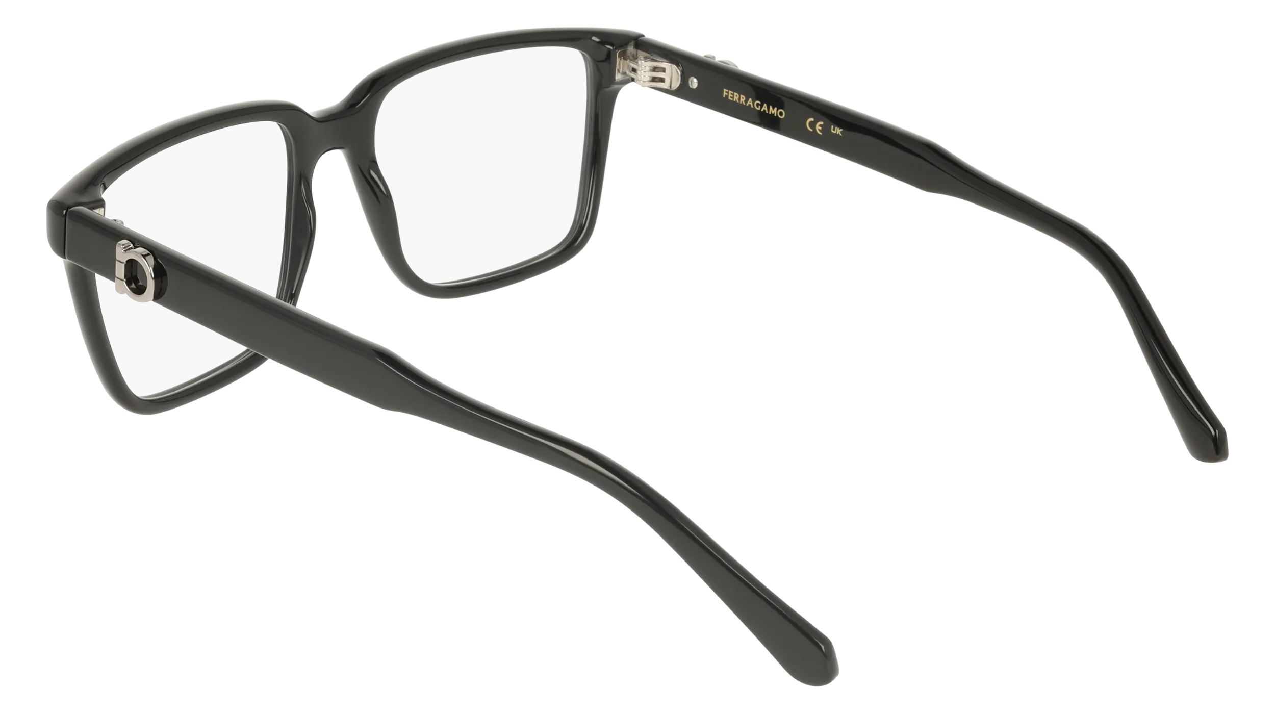 Ferragamo SF3028E 001 Montature da vista Nero Squadrata Normale - immagine 4