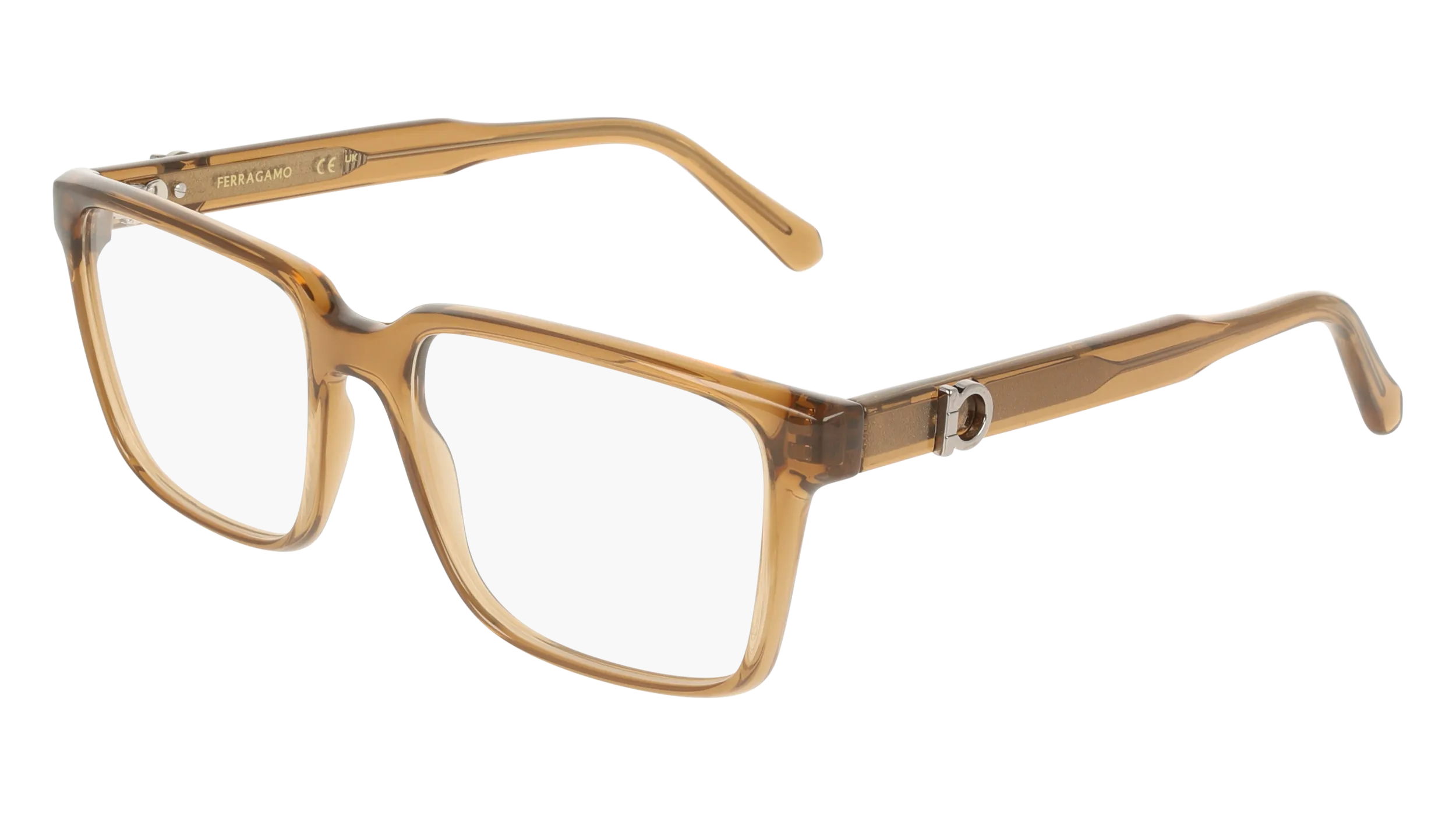 Ferragamo SF3028E 278 Montature da vista Beige Squadrata Normale - immagine 1