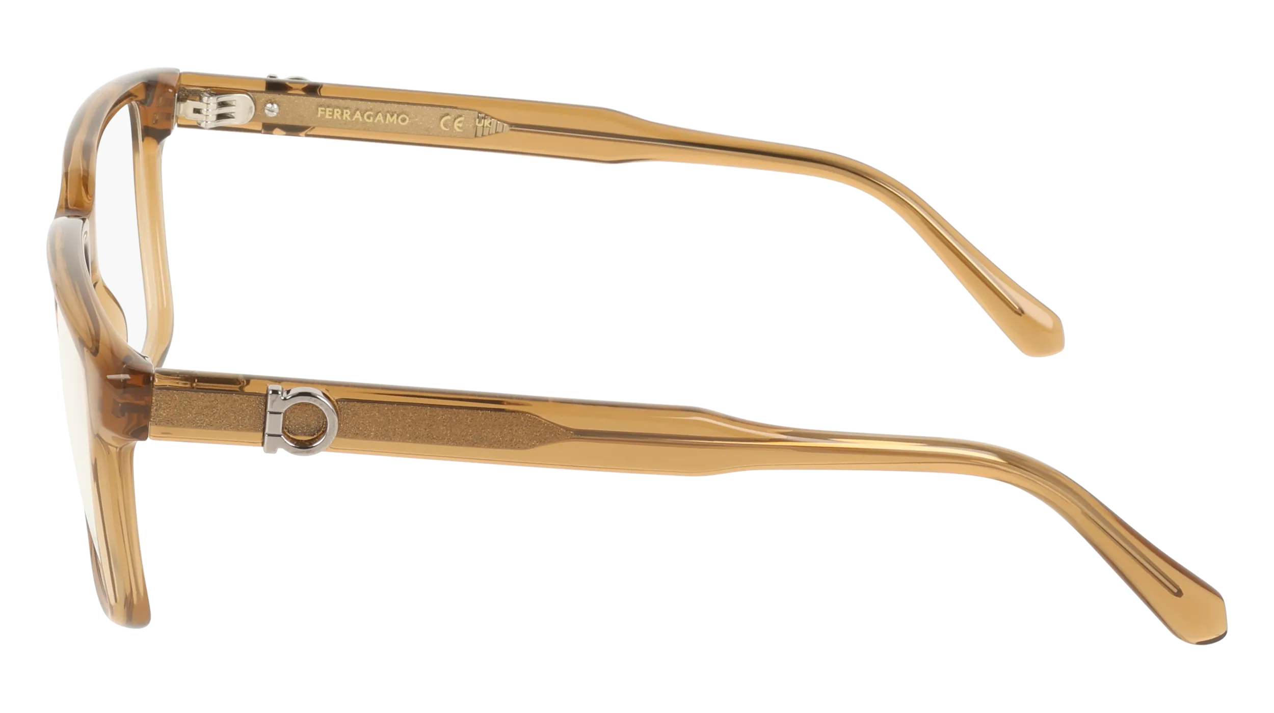 Ferragamo SF3028E 278 Montature da vista Beige Squadrata Normale - immagine 3