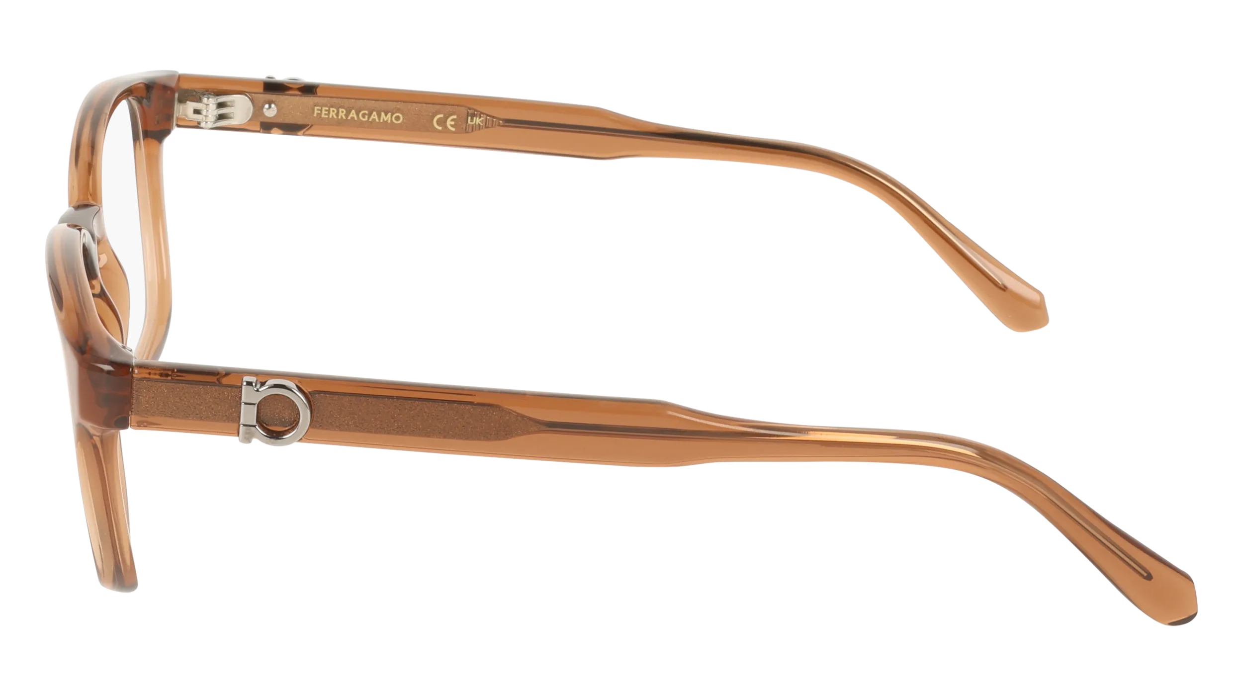 Ferragamo SF3027E 232 Montature da vista Marrone Geometrica Normale - immagine 3