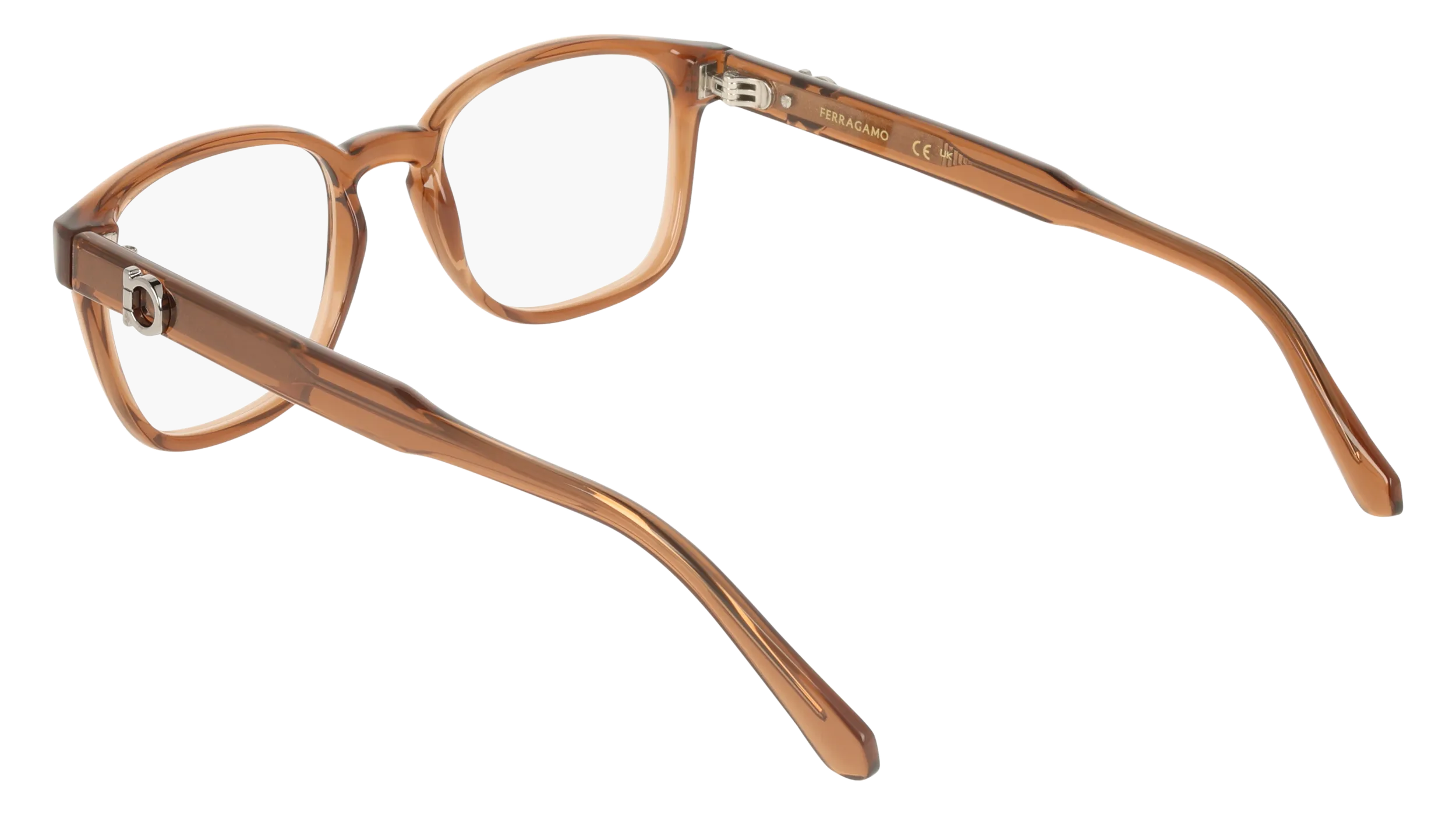 Ferragamo SF3027E 232 Montature da vista Marrone Geometrica Normale - immagine 4