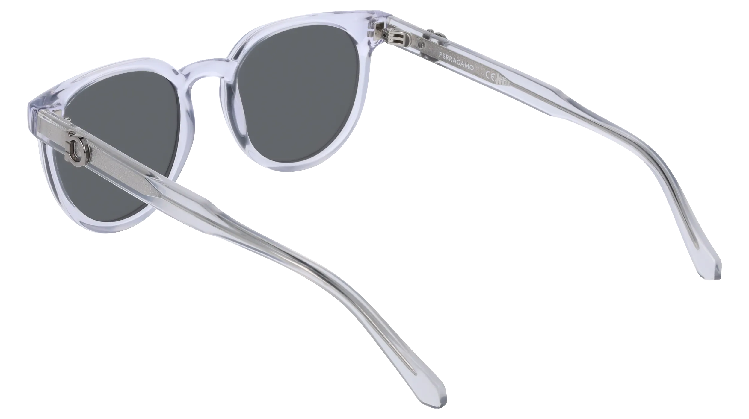 Ferragamo SF2059SE 020 Occhiali da sole Grigio Fumo Geometrica Normale - immagine 4