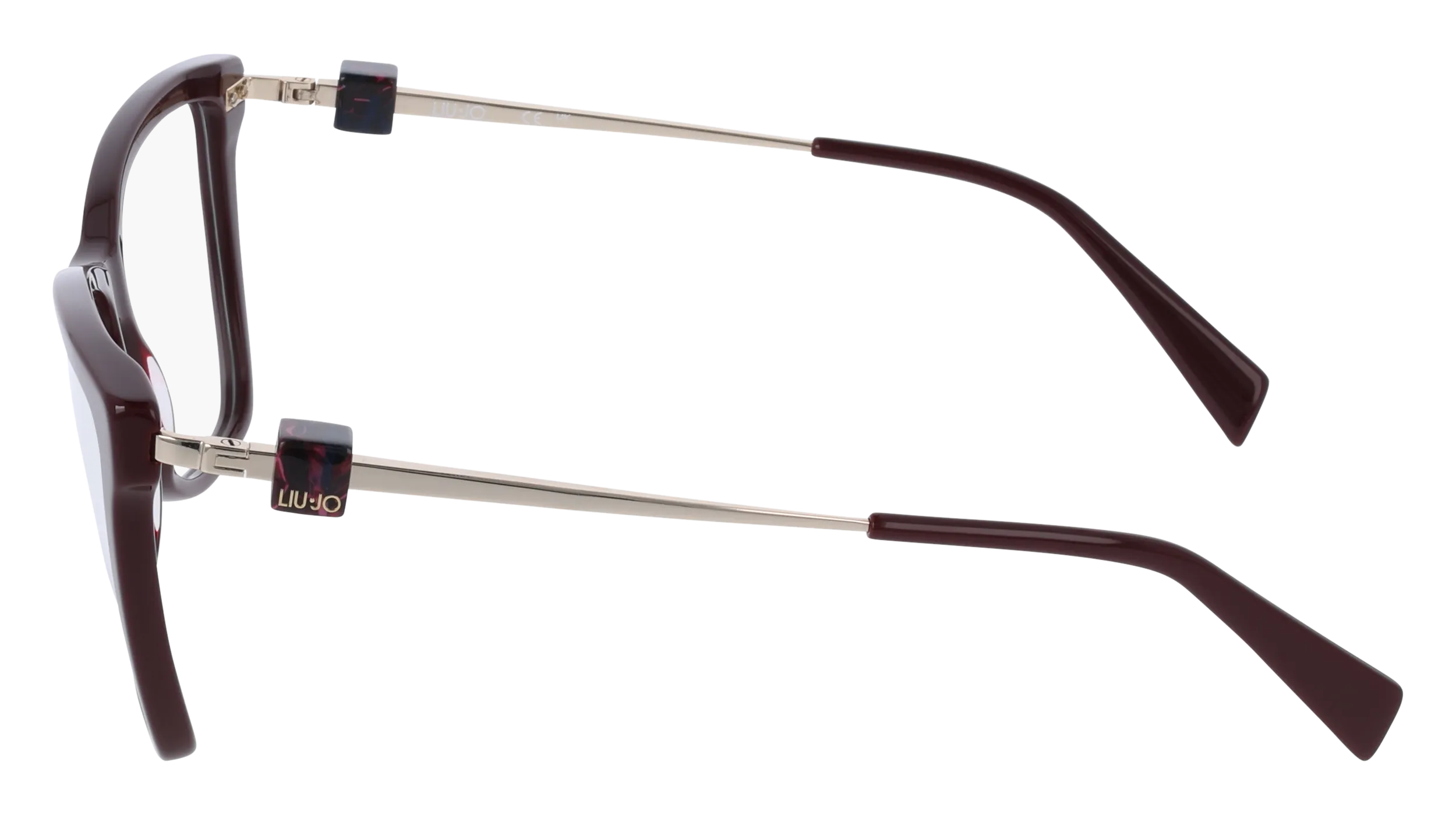 Liu Jo LJ2823 601 Montature da vista Acetato Bordeaux Squadrata Normale - immagine 3