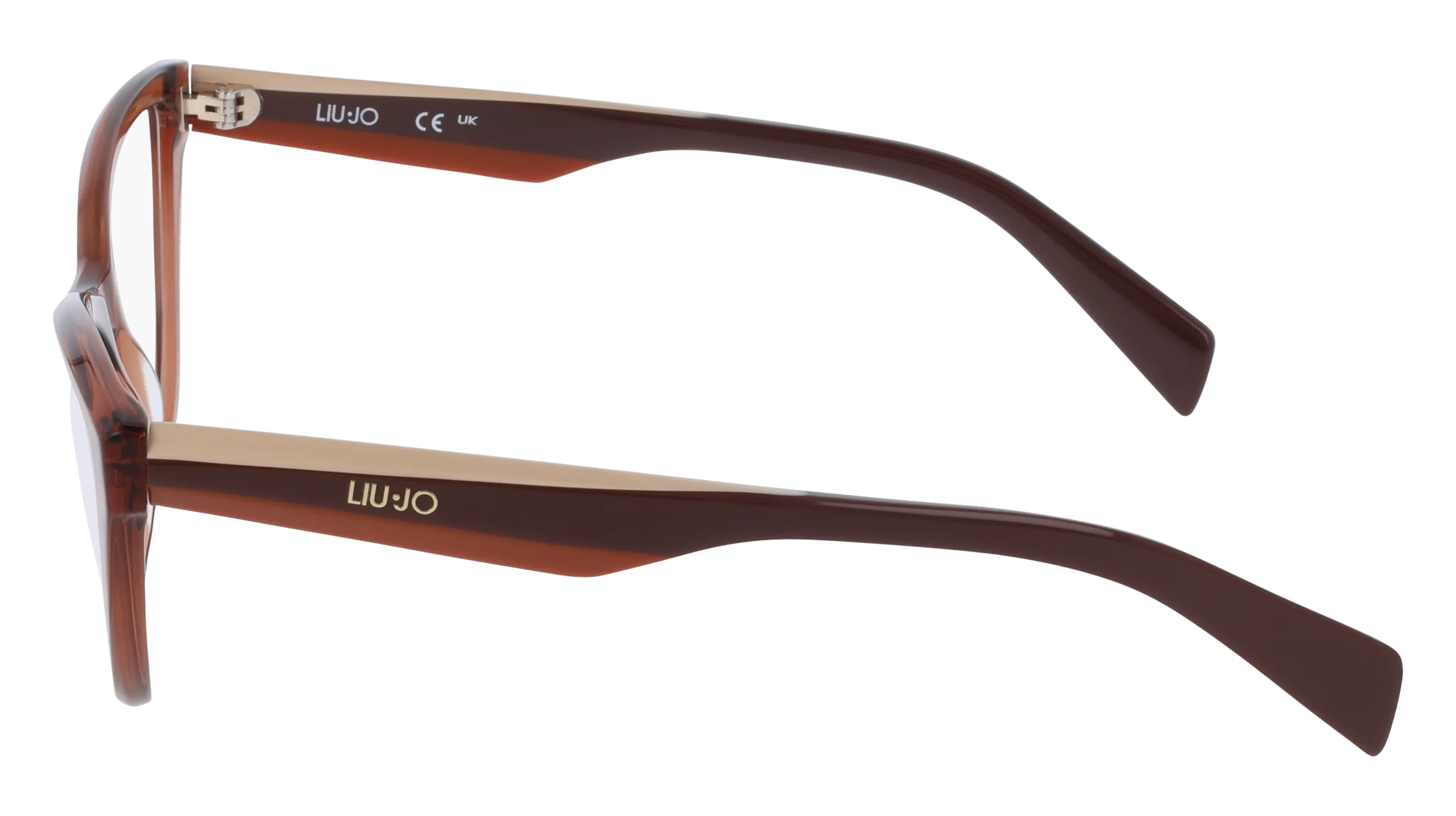 Liu Jo LJ2824 210 Montature da vista Acetato Marrone Cat Eye Normale - immagine 3
