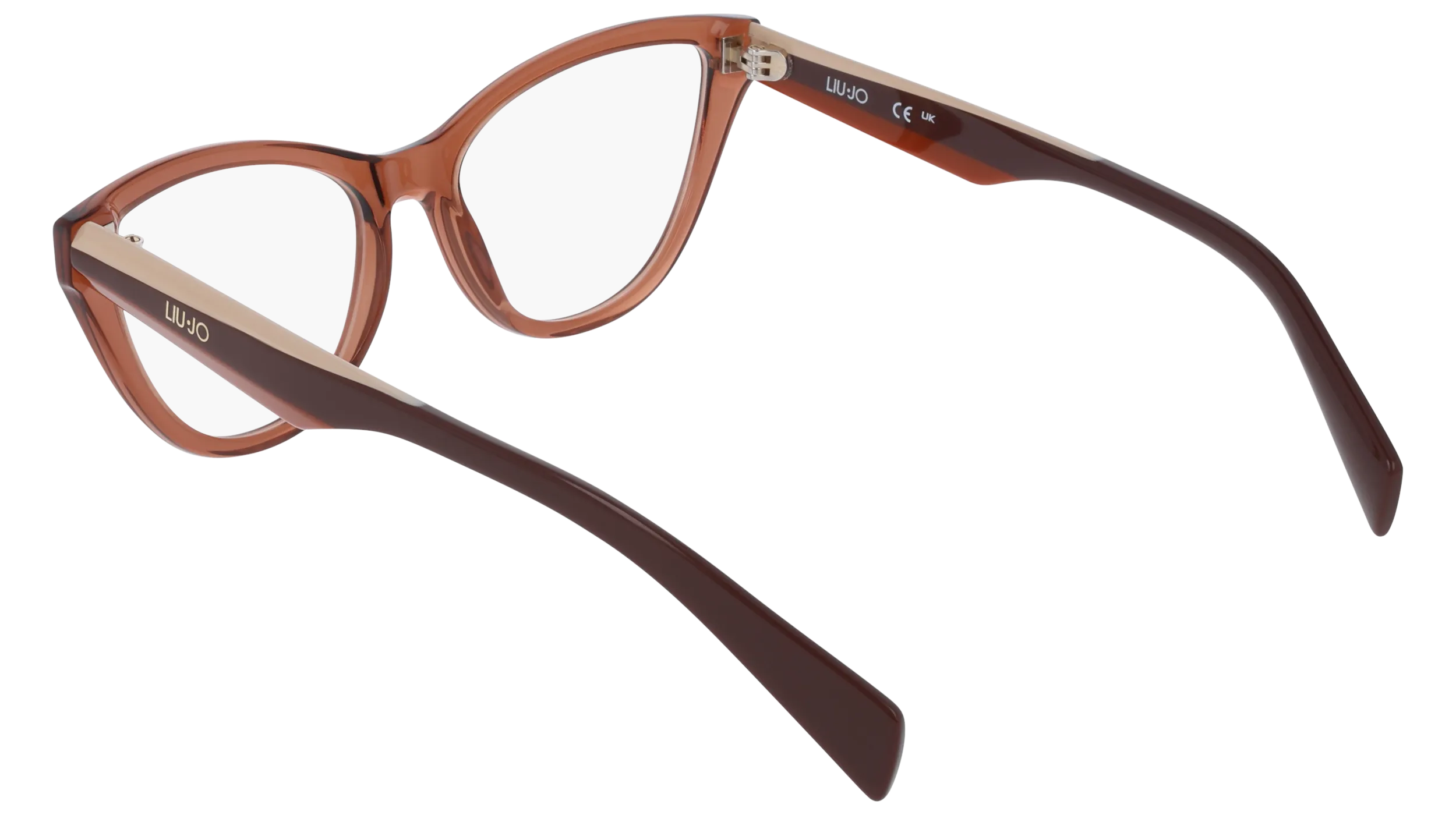 Liu Jo LJ2824 210 Montature da vista Acetato Marrone Cat Eye Normale - immagine 4