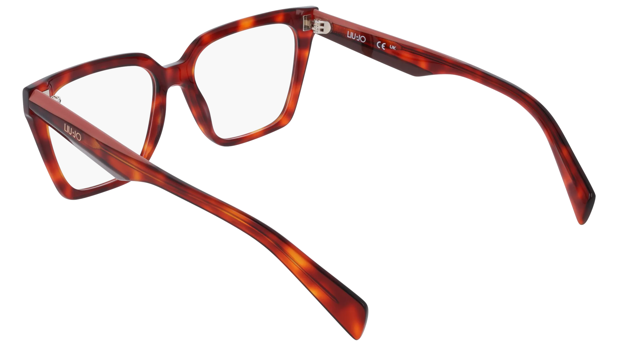 Liu Jo LJ2825 640 Montature da vista Acetato Rosso Squadrata Normale - immagine 4