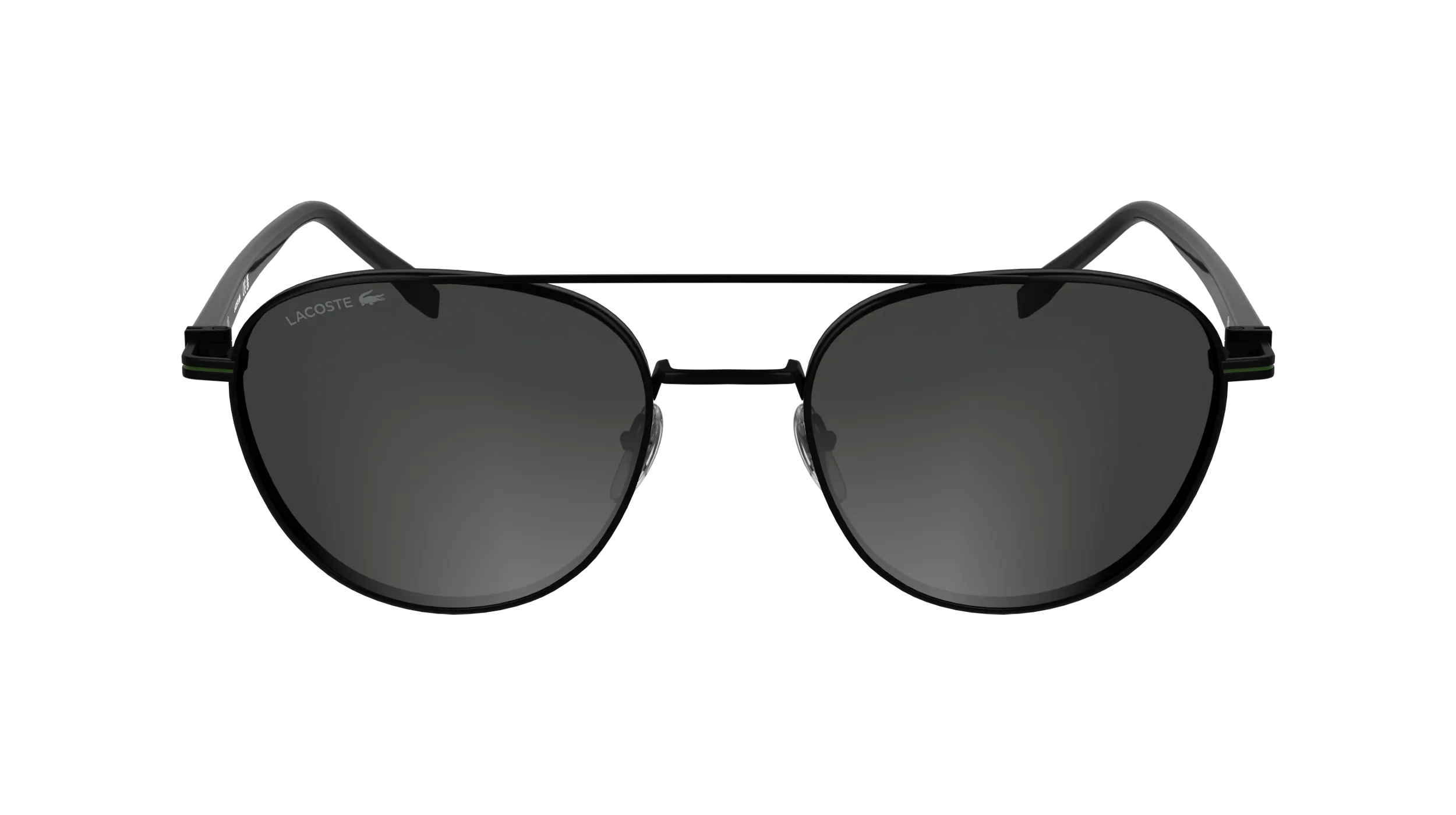 Lacoste L271S 002 Occhiali da sole Metallo Nero Grigio Squadrata Normale - immagine 2