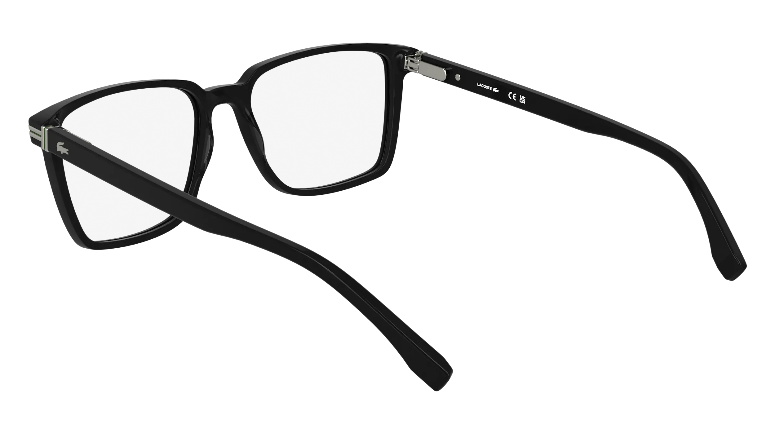 Lacoste L2986 001 Montature da vista Acetato Nero Squadrata Normale - immagine 4