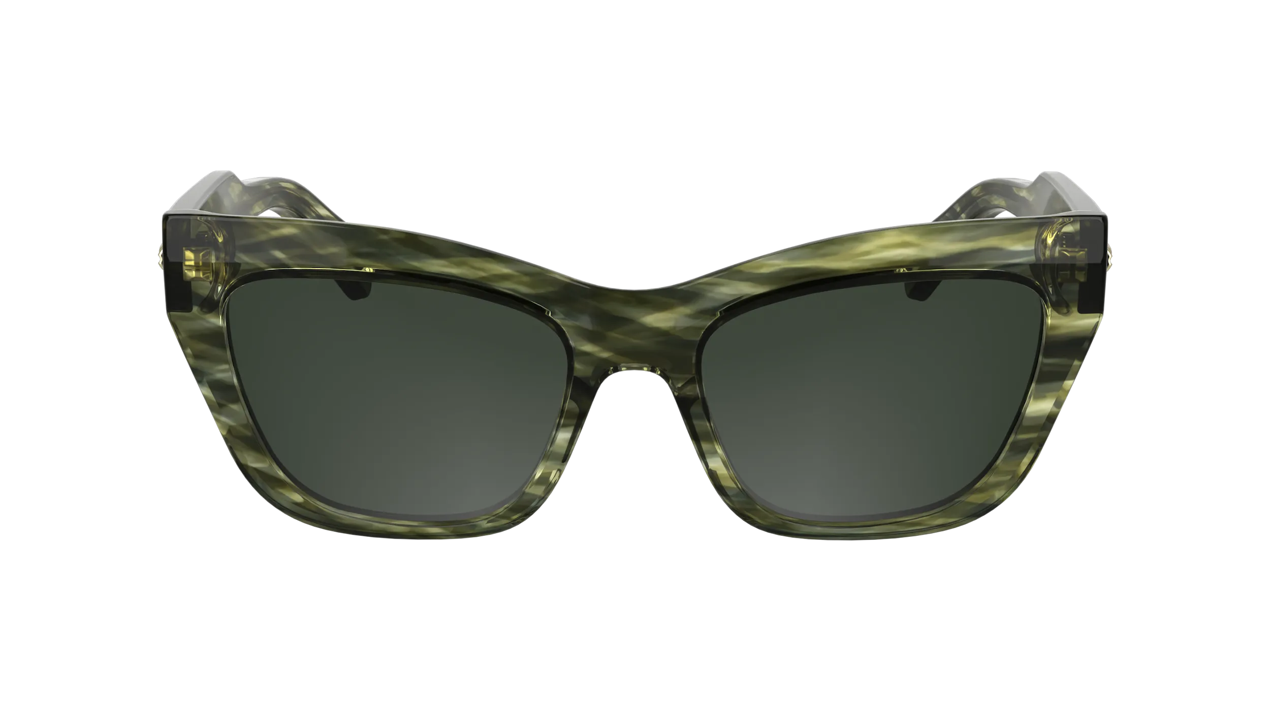 LONGCHAMP LO777S 308 Occhiali da sole Acetato Verde Cat Eye Normale - immagine 2