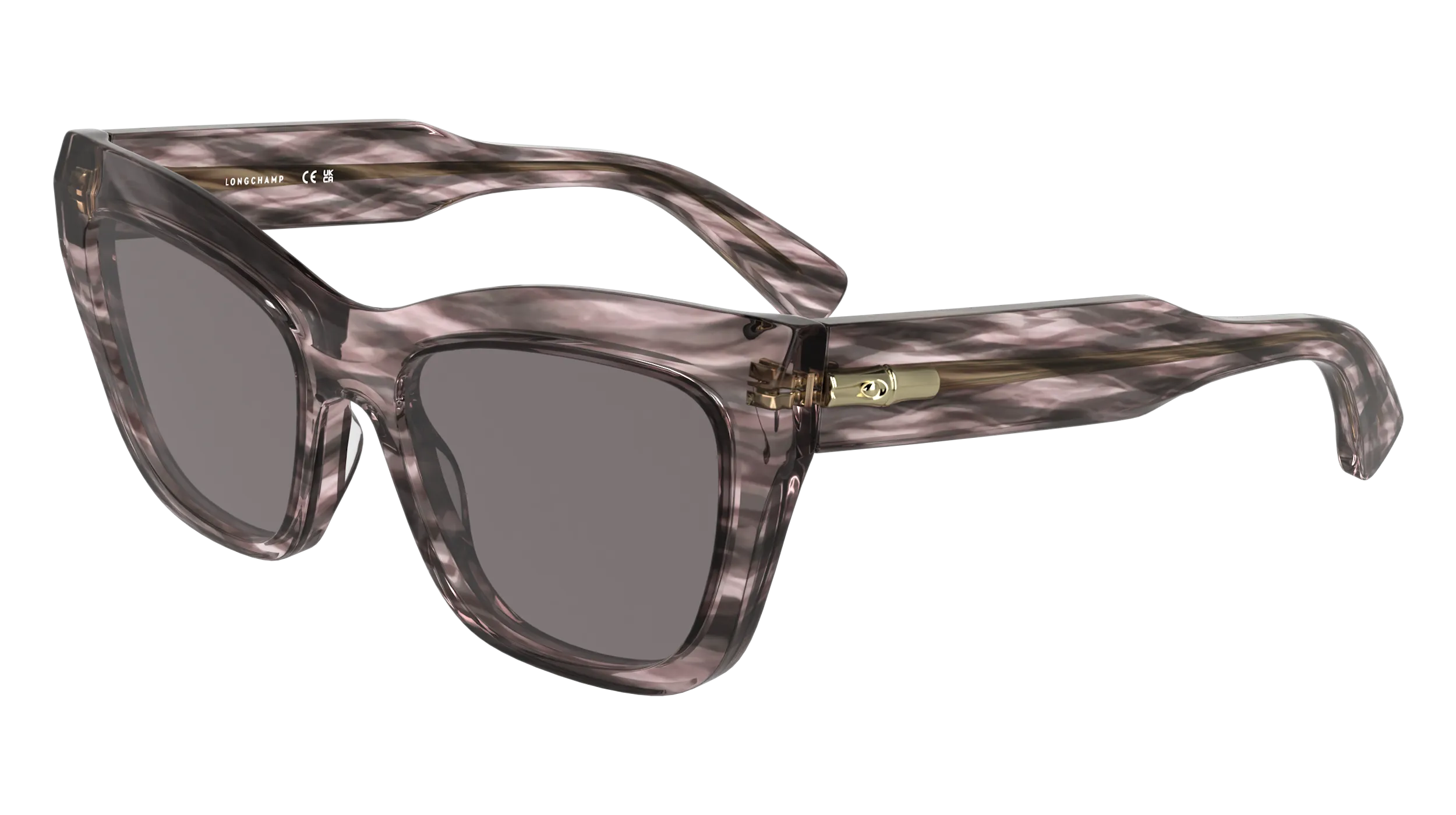 LONGCHAMP LO777S 616 Occhiali da sole Acetato Rosa Grigio Cat Eye Normale - immagine 1