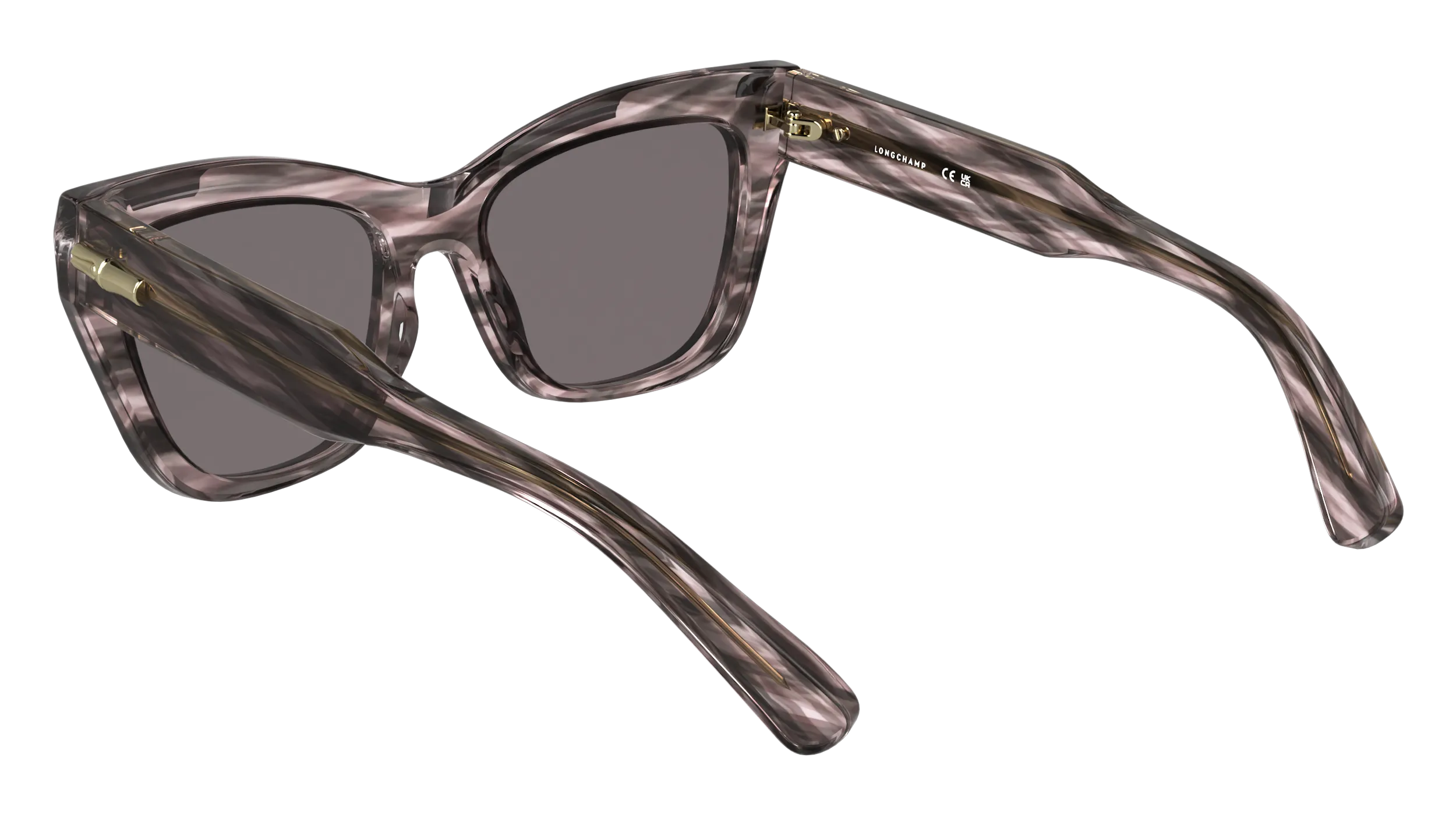LONGCHAMP LO777S 616 Occhiali da sole Acetato Rosa Grigio Cat Eye Normale - immagine 4