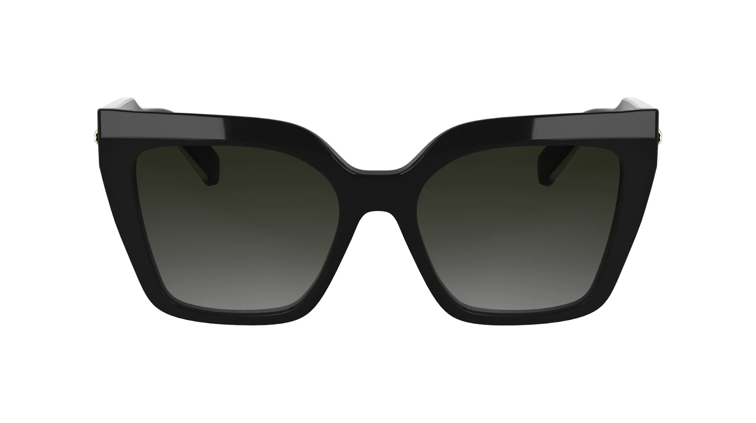 LONGCHAMP LO778S 001 Occhiali da sole Acetato Nero Farfalla Normale - immagine 2
