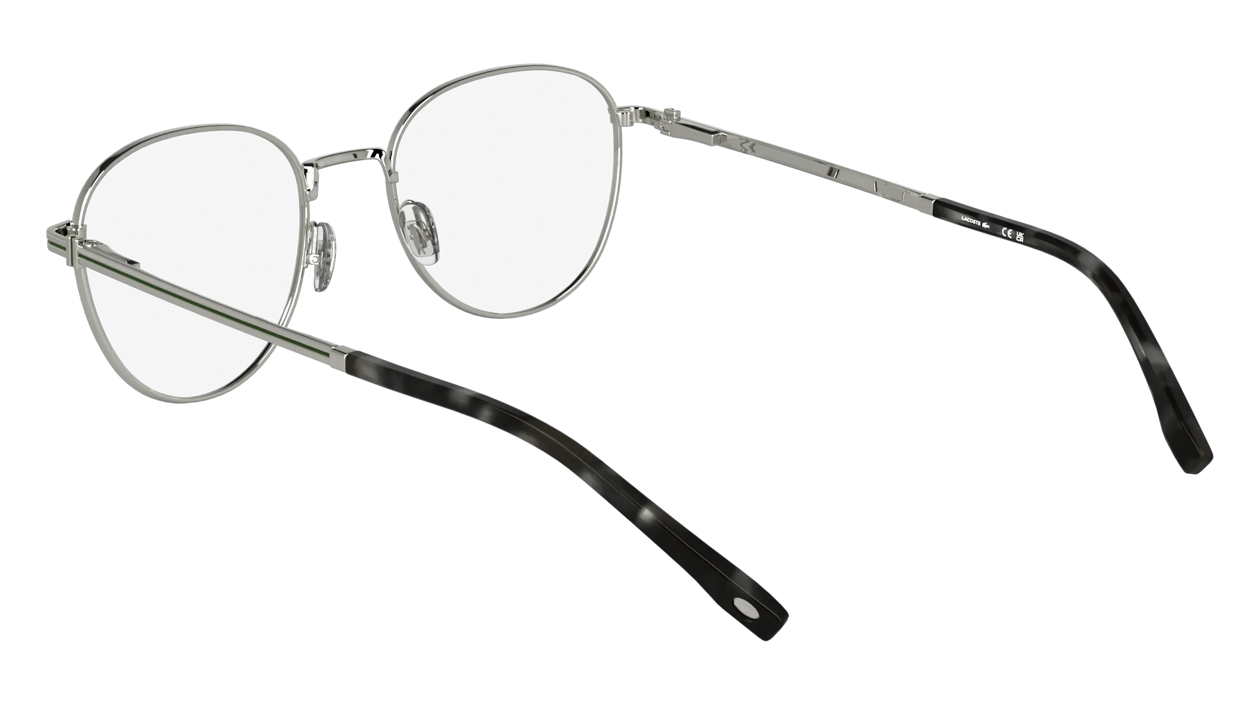 Lacoste L2312 45 Montature da vista Metallo Argento Squadrata Normale - immagine 4