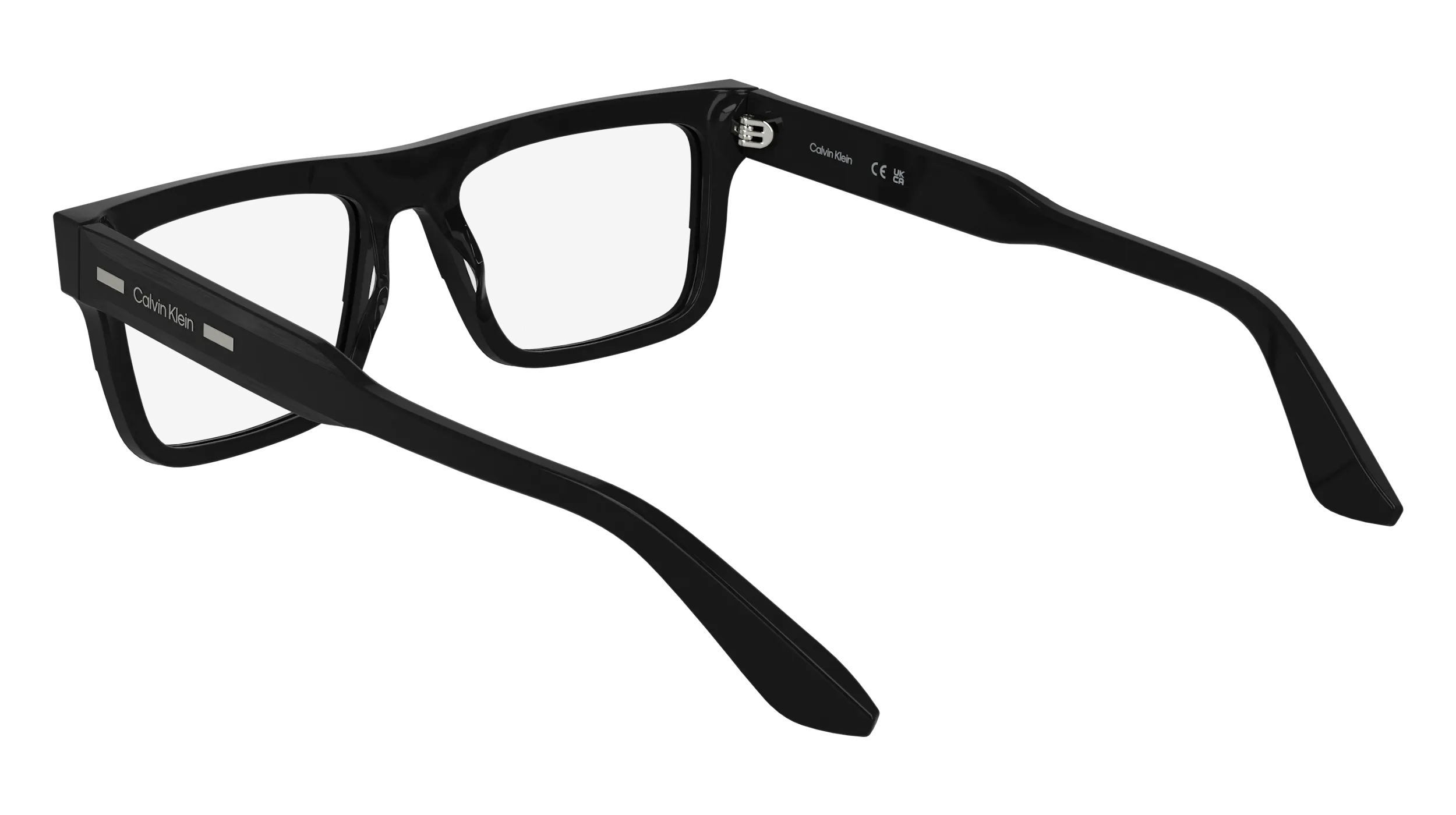 Calvin Klein CK25520 001 Montature da vista Acetato Nero Squadrata Normale - immagine 4