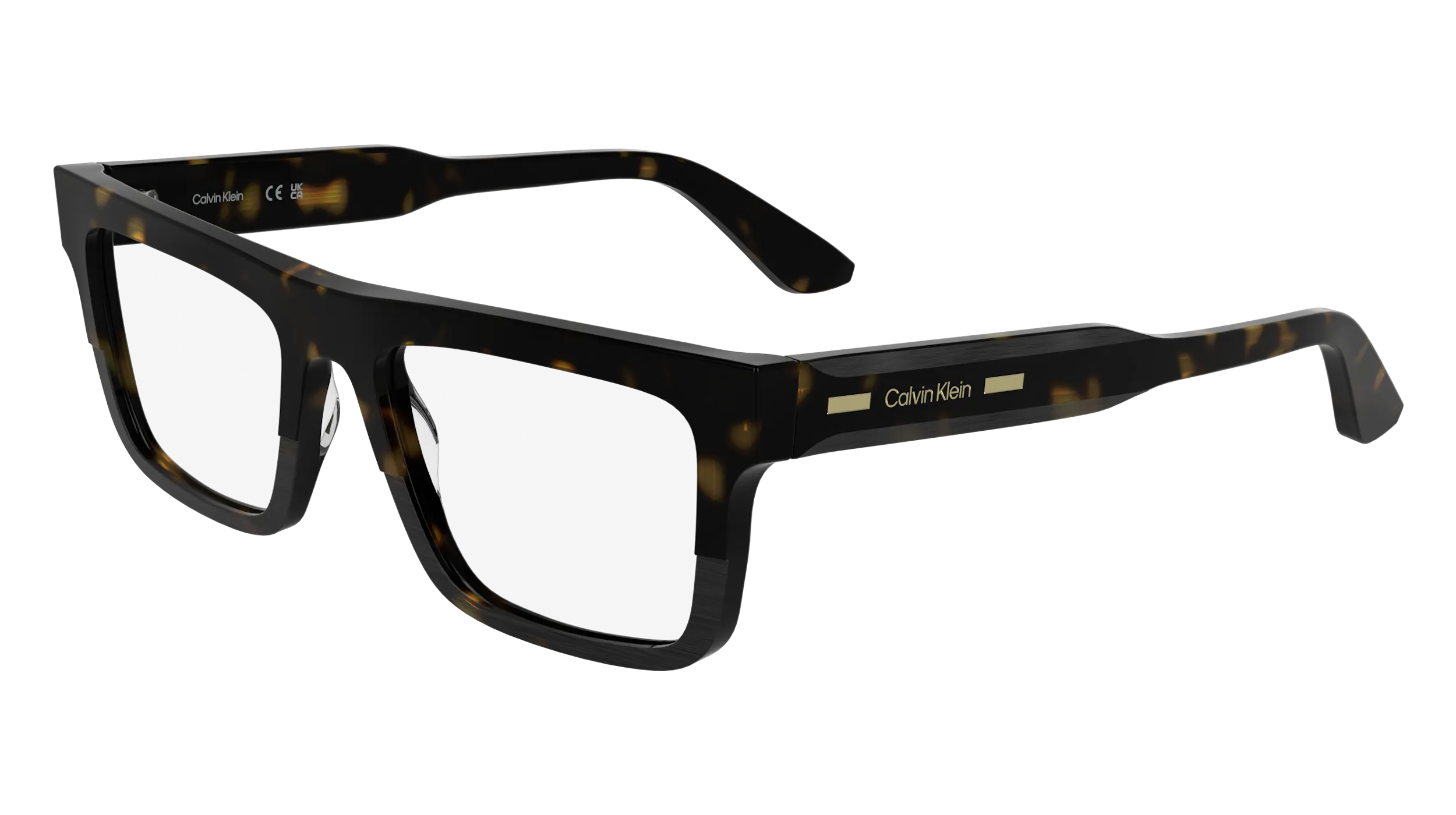 Calvin Klein CK25520 235 Montature da vista Acetato Havana Squadrata Normale - immagine 1