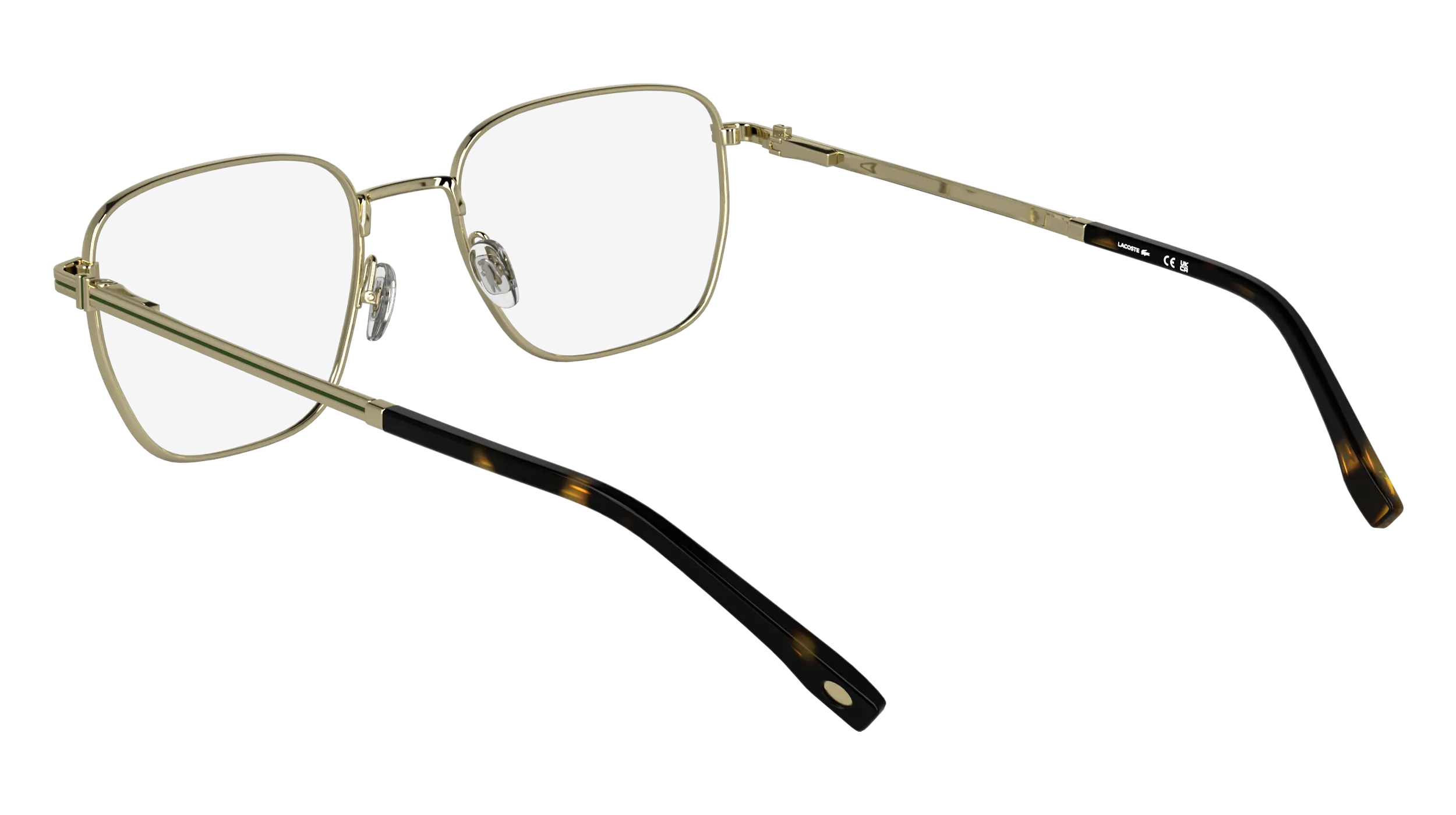 Lacoste L2311 714 Montature da vista Metallo Oro Squadrata Normale - immagine 4