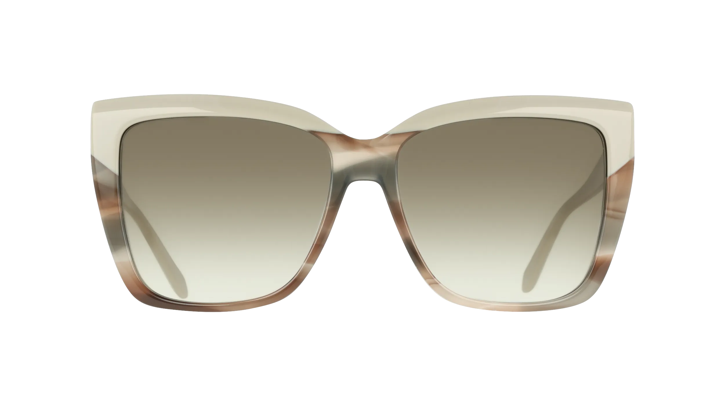 Ferragamo SF1102S 251 Occhiali da sole Acetato Marrone Squadrata Normale - immagine 2
