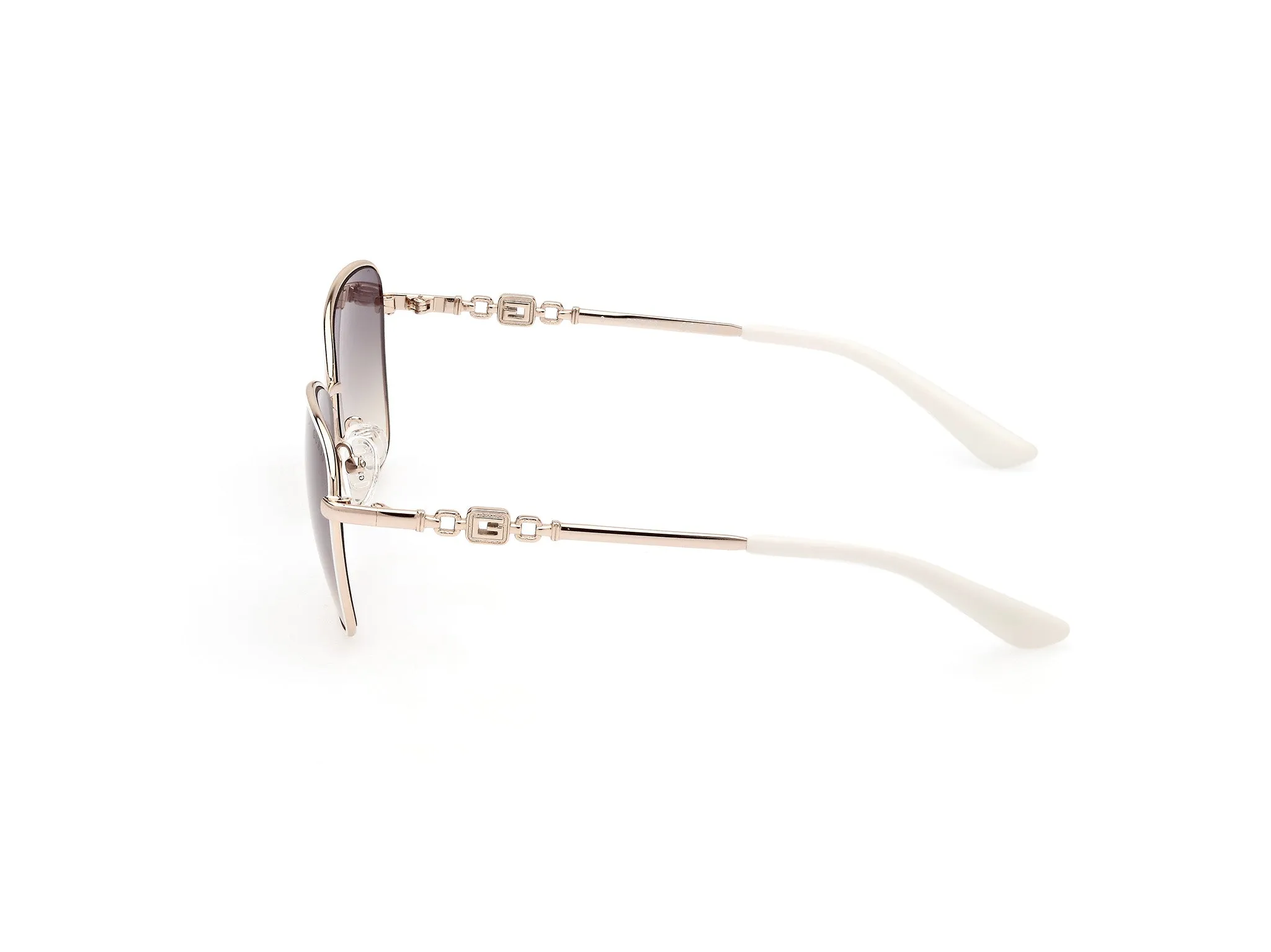 Guess GU7884 21P Occhiali da sole Metallo Bianco Verde Farfalla Normale Sfumato - immagine 2