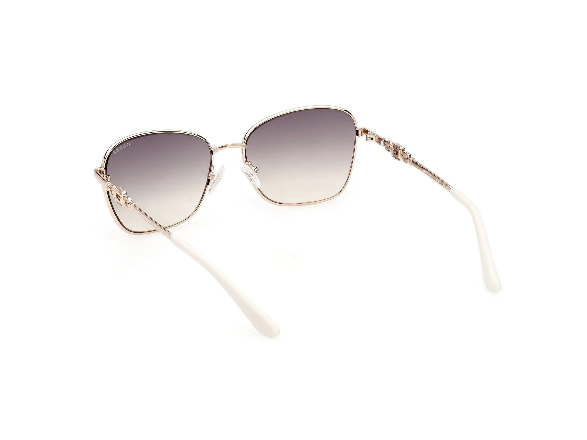 Guess GU7884 21P Occhiali da sole Metallo Bianco Verde Farfalla Normale Sfumato - immagine 3