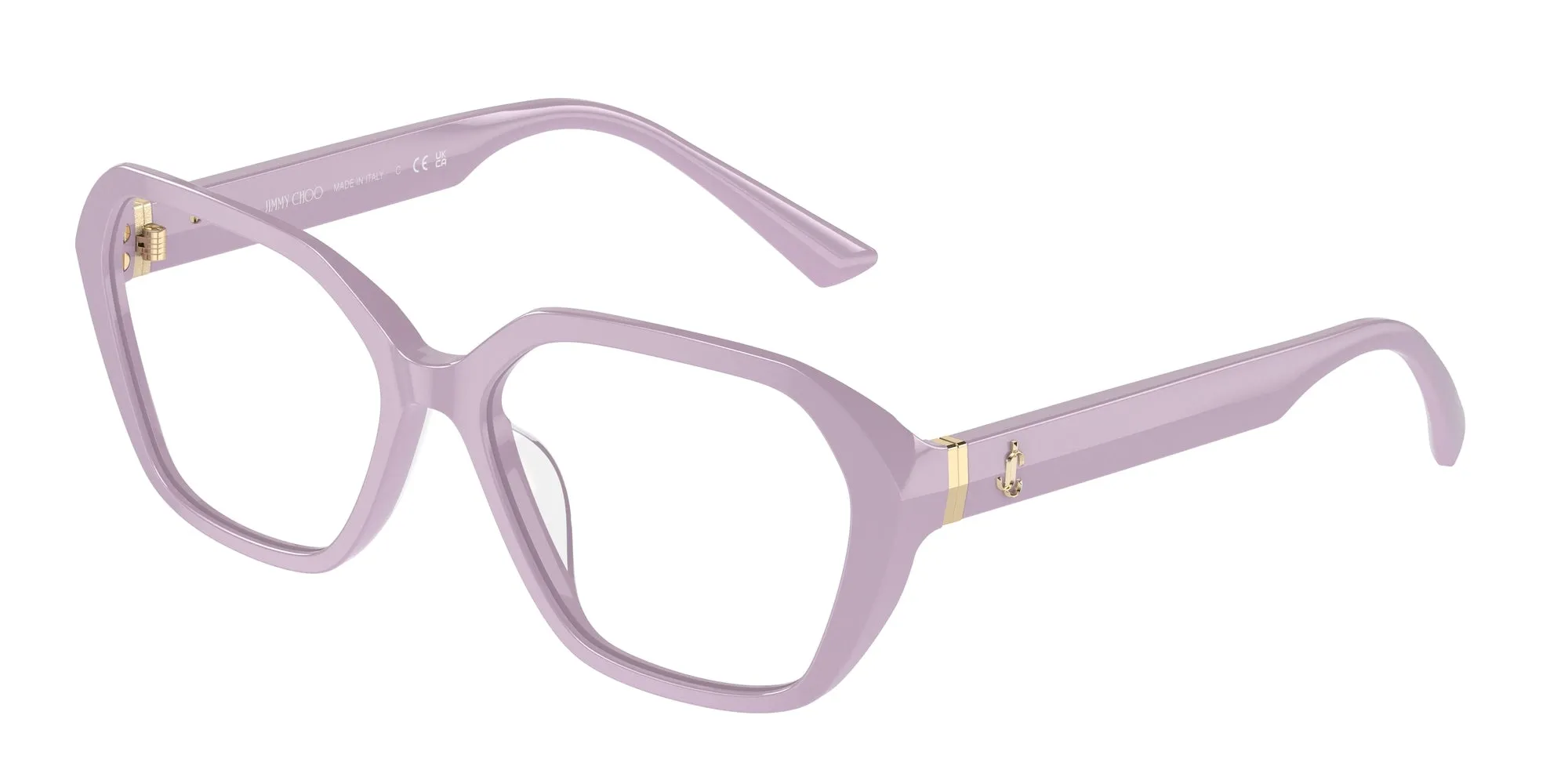 Jimmy Choo JC3013U 5022 Montature da vista Acetato Viola Farfalla - immagine 2