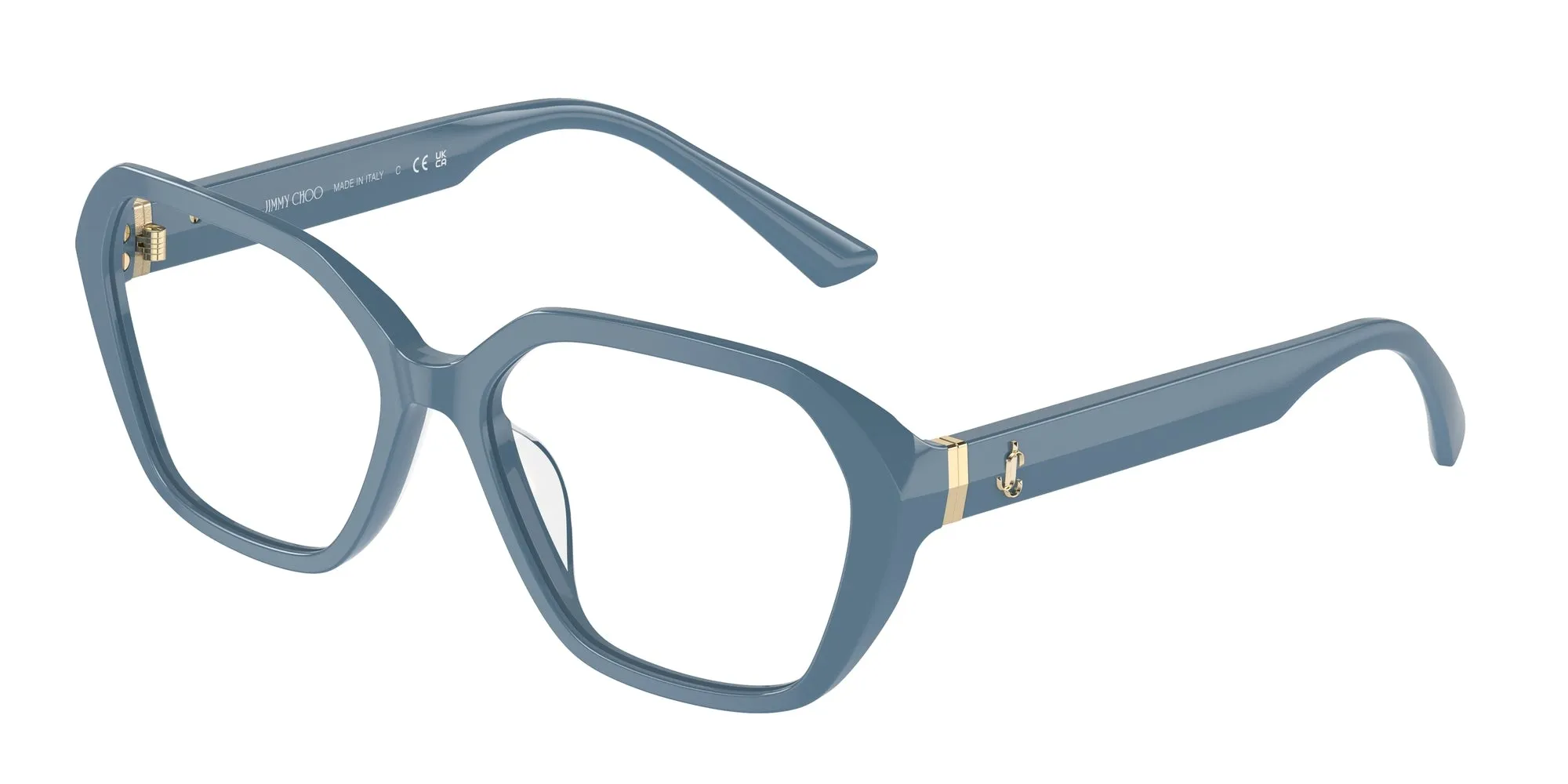 Jimmy Choo JC3013U 5020 Montature da vista Acetato Blu Farfalla - immagine 2