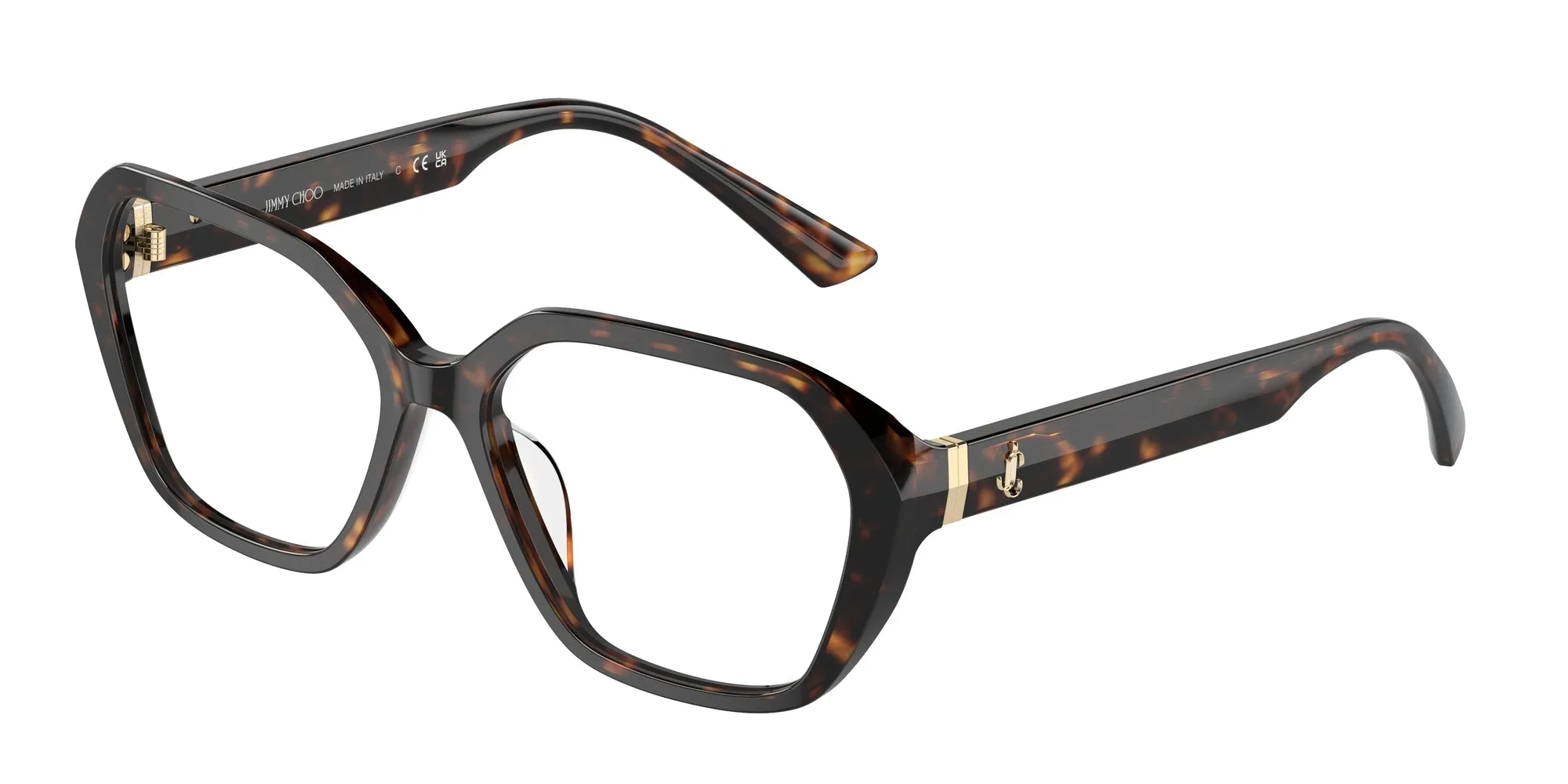 Jimmy Choo JC3013U 5002 Montature da vista Acetato Havana Farfalla - immagine 1