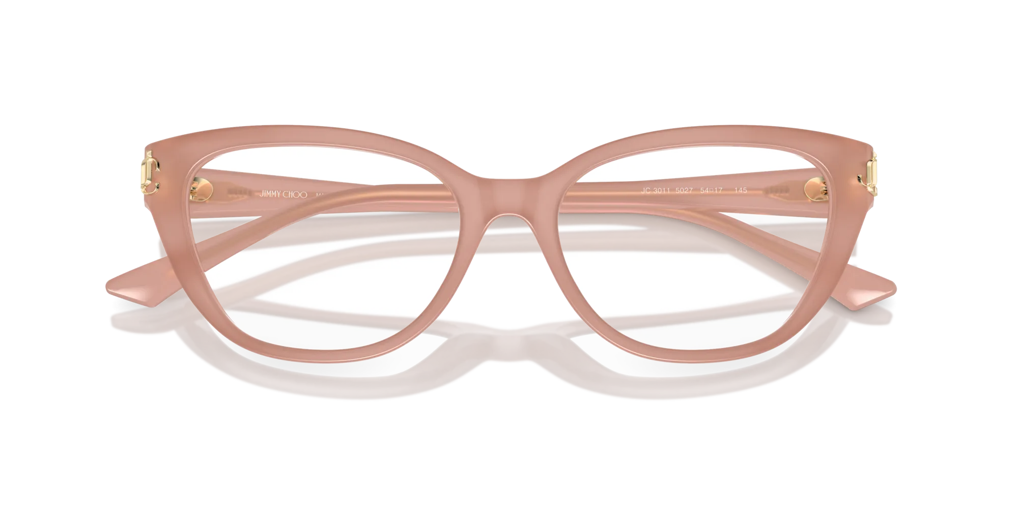 Jimmy Choo JC3011 5027 Montature da vista Acetato Rosa Cat Eye - immagine 2