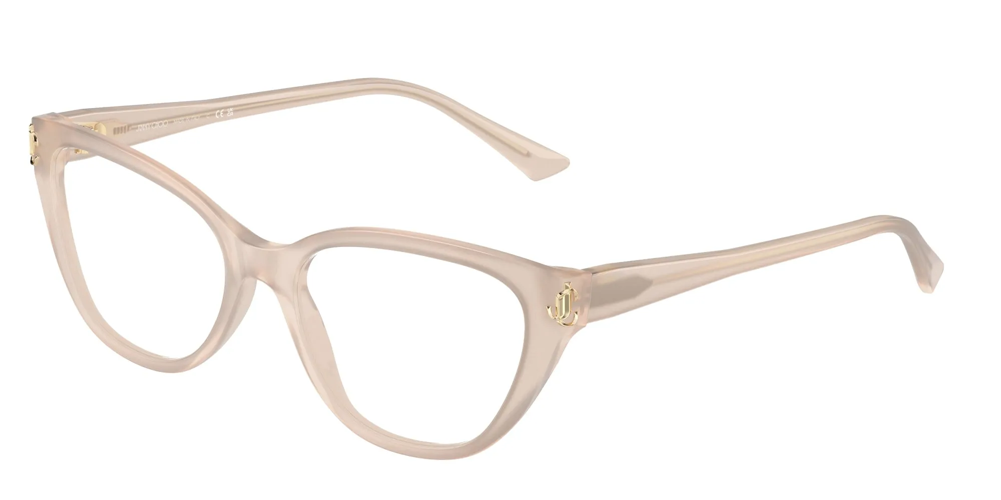 Jimmy Choo JC3011 5025 Montature da vista Acetato Beige Cat Eye - immagine 1