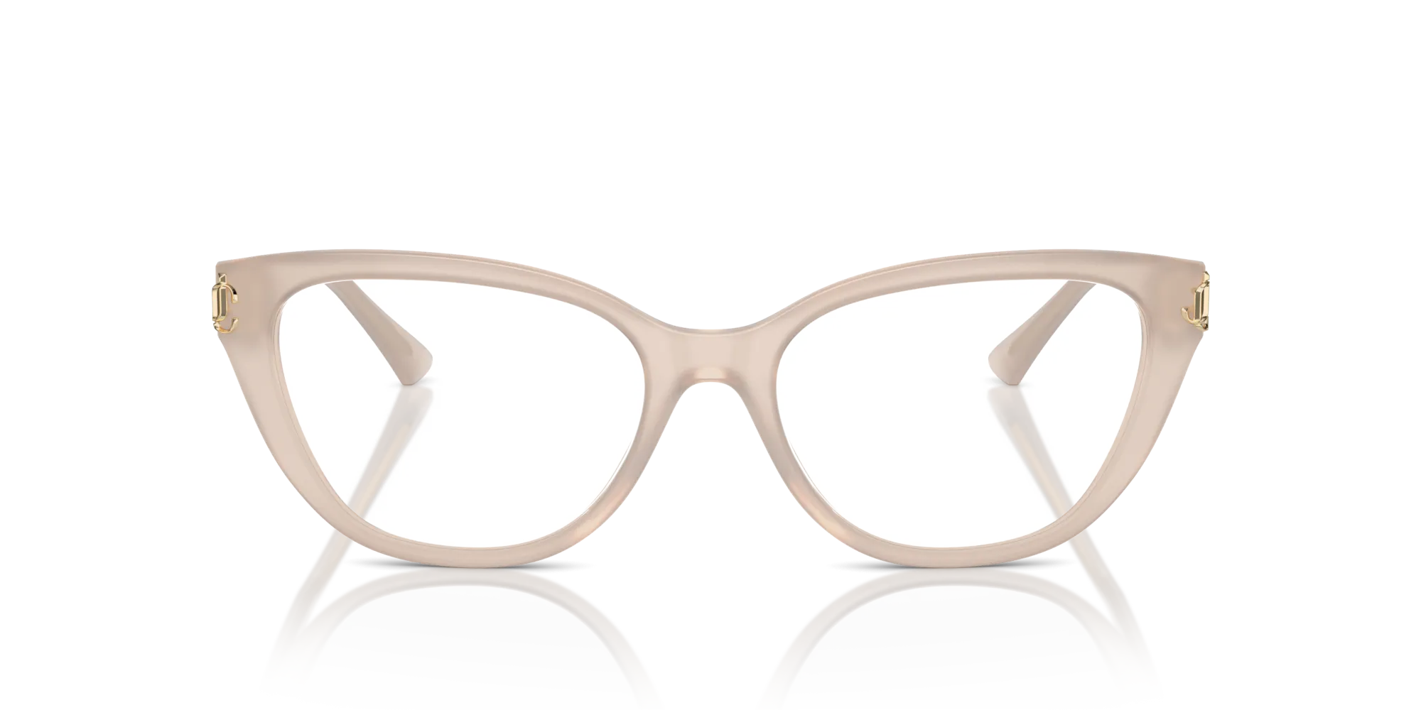Jimmy Choo JC3011 5025 Montature da vista Acetato Beige Cat Eye - immagine 3