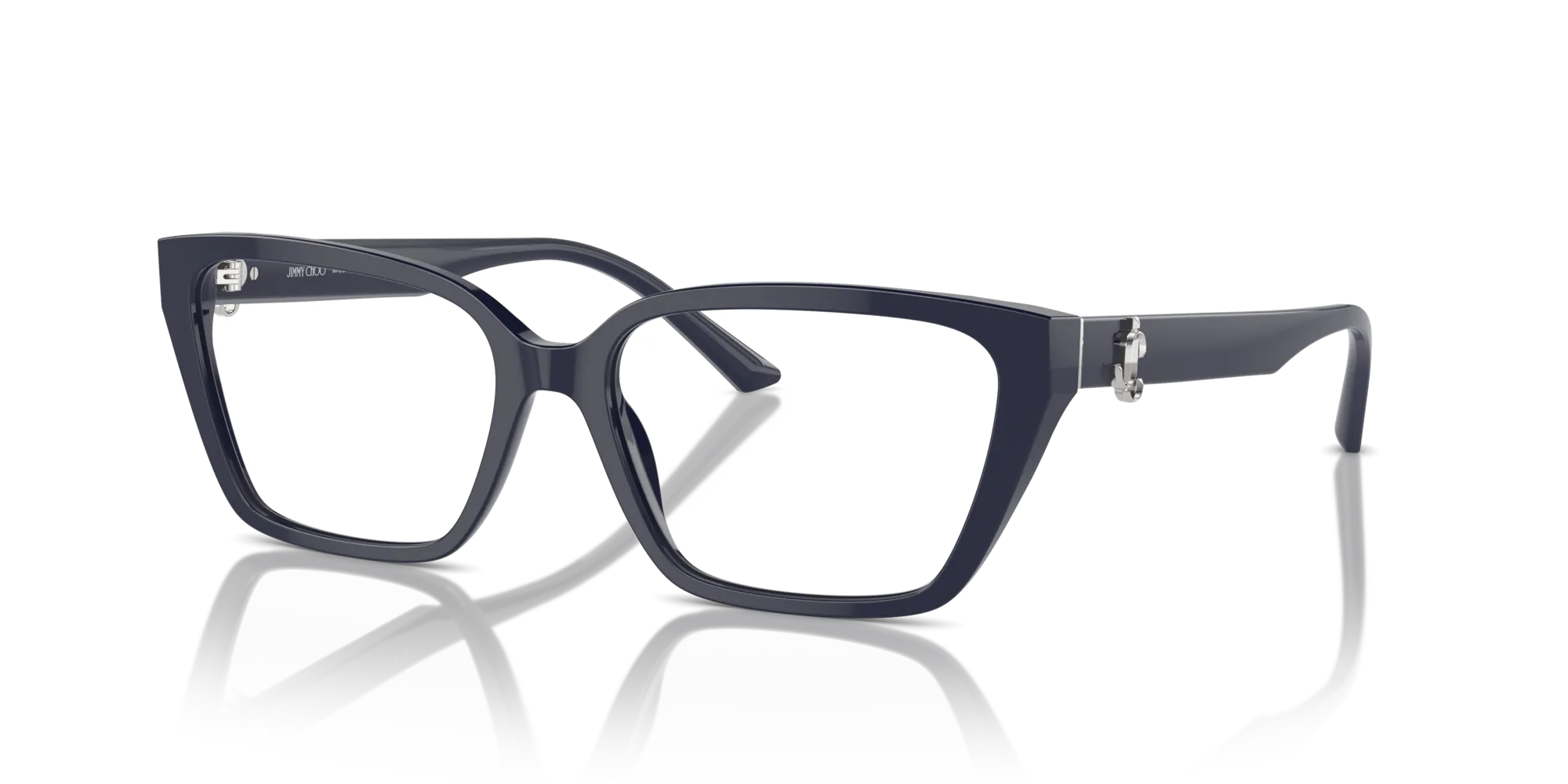 Jimmy Choo JC3008 5016 Montature da vista Acetato Blu Cat Eye - immagine 4