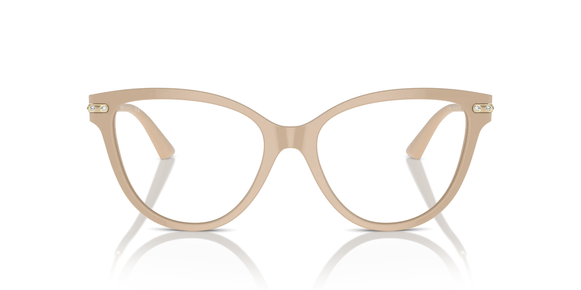 Jimmy Choo JC3001B 5015 Montature da vista Acetato Beige Cat Eye - immagine 3