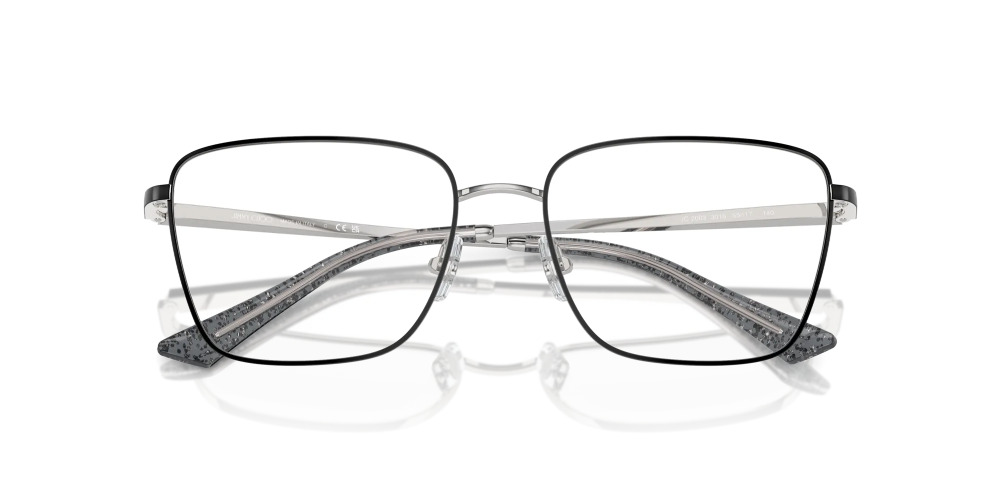Jimmy Choo JC2003 3016 Montature da vista Metallo Argento Pillow - immagine 2