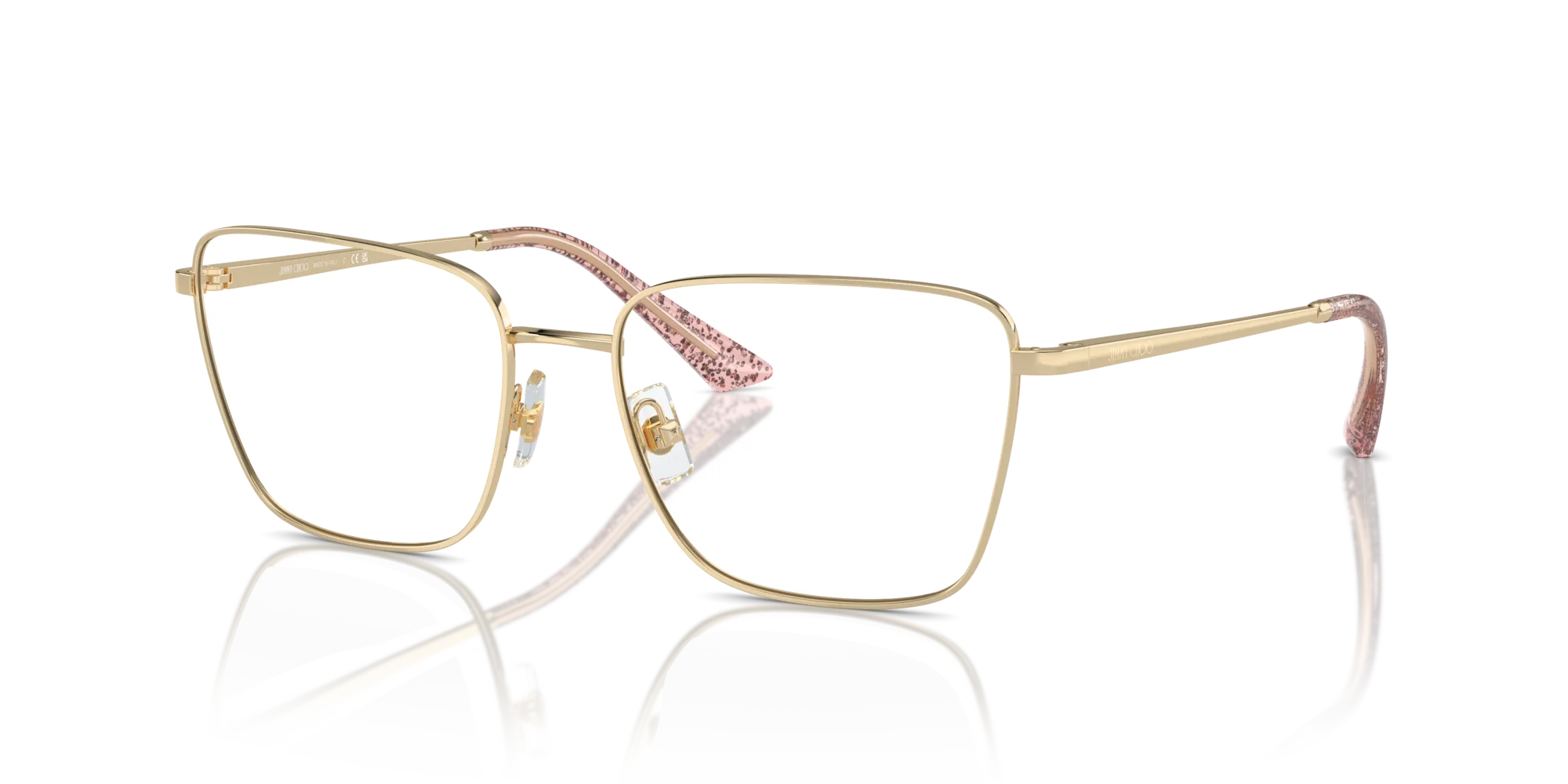 Jimmy Choo JC2003 3013 Montature da vista Metallo Oro Pillow - immagine 4