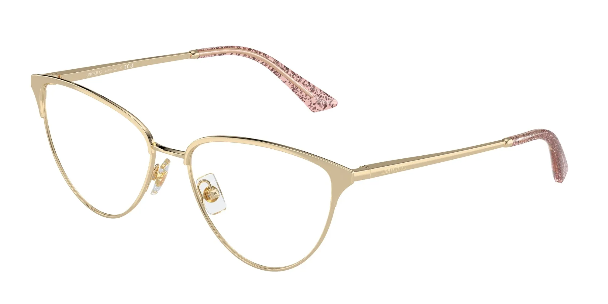 Jimmy Choo JC2002 3013 Montature da vista Metallo Oro Cat Eye - immagine 1