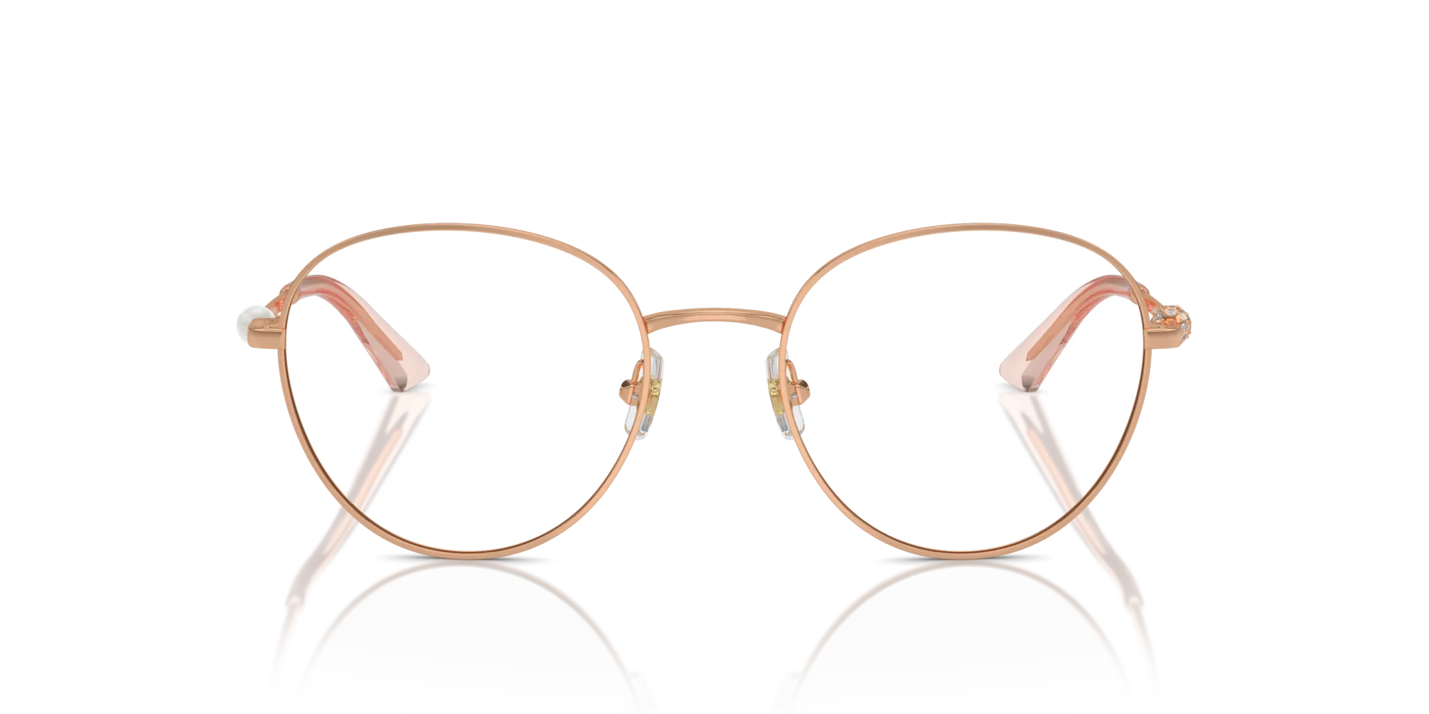 Jimmy Choo JC2004HB 3008 Montature da vista Metallo Oro Rotonda - immagine 3