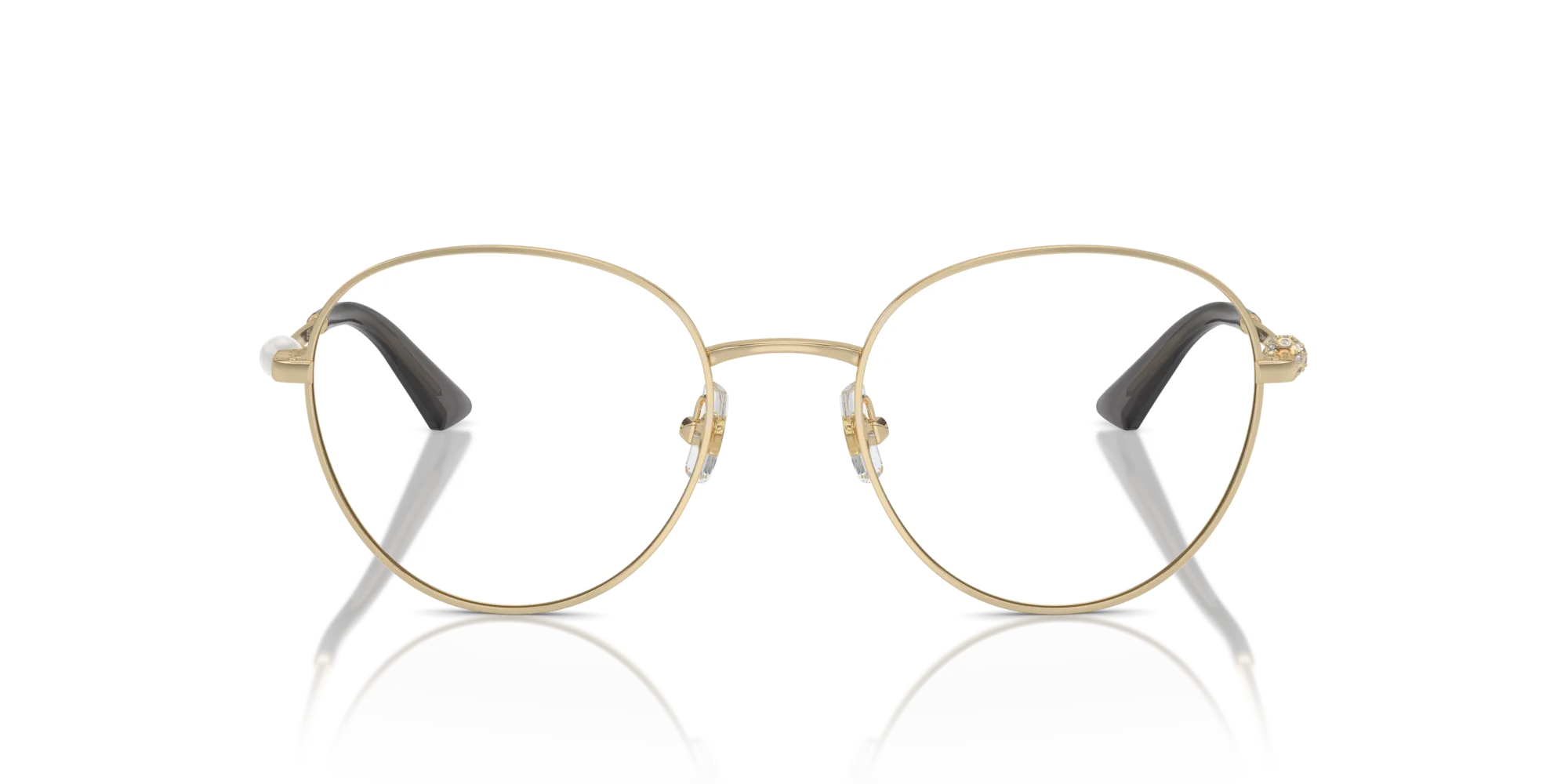 Jimmy Choo JC2004HB 3006 Montature da vista Metallo Oro Rotonda - immagine 3