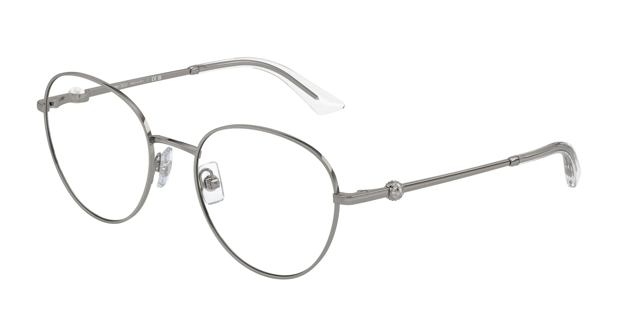 Jimmy Choo JC2004HB 3004 Montature da vista Metallo Canna di fucile Rotonda - immagine 1