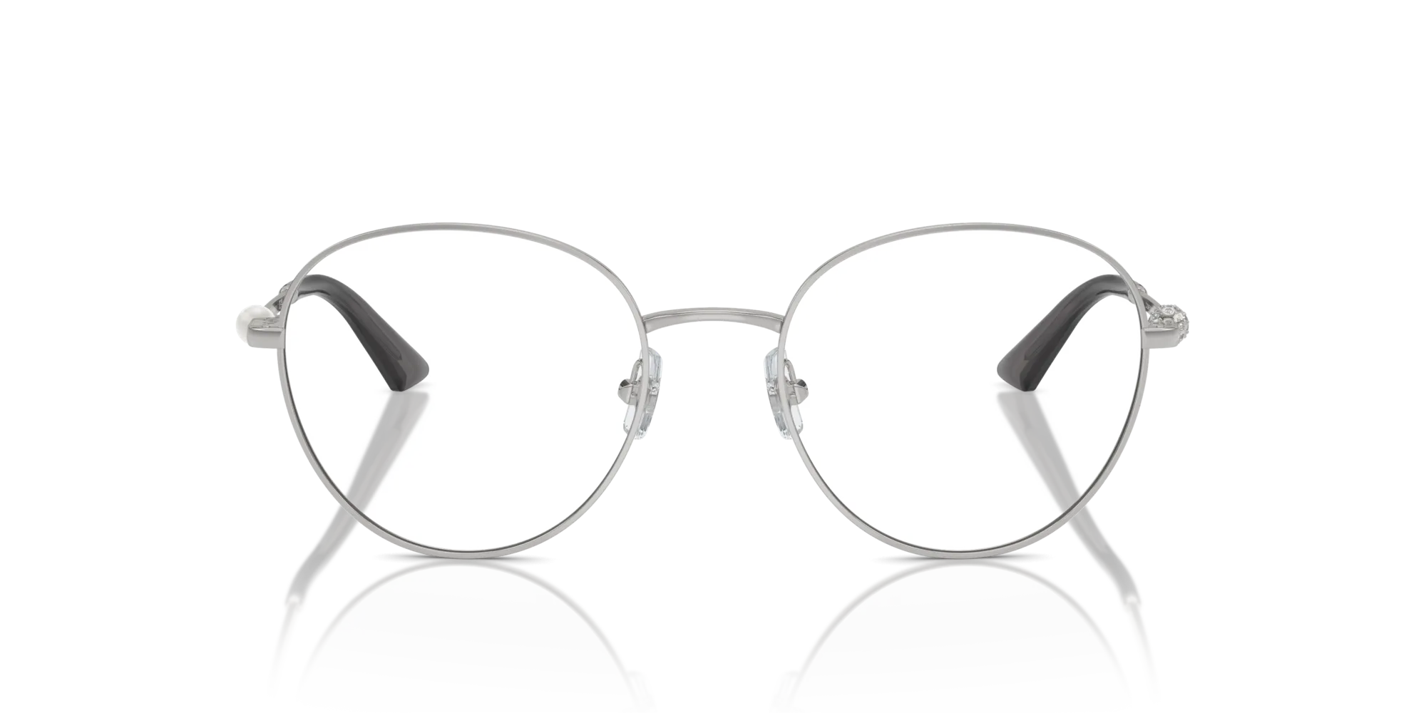 Jimmy Choo JC2004HB 3002 Montature da vista Metallo Argento Rotonda - immagine 3