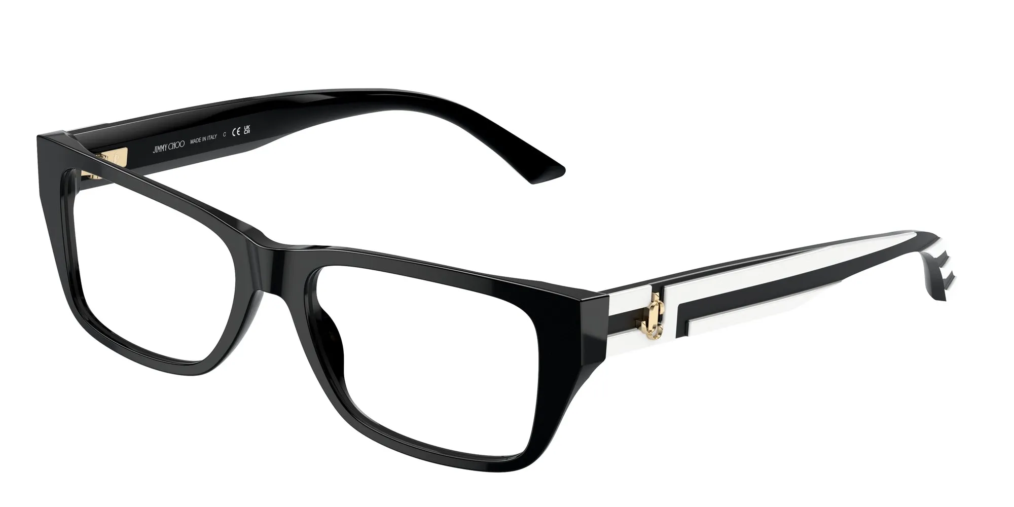 Jimmy Choo JC3016 5017 Montature da vista Acetato Nero Pillow - immagine 1