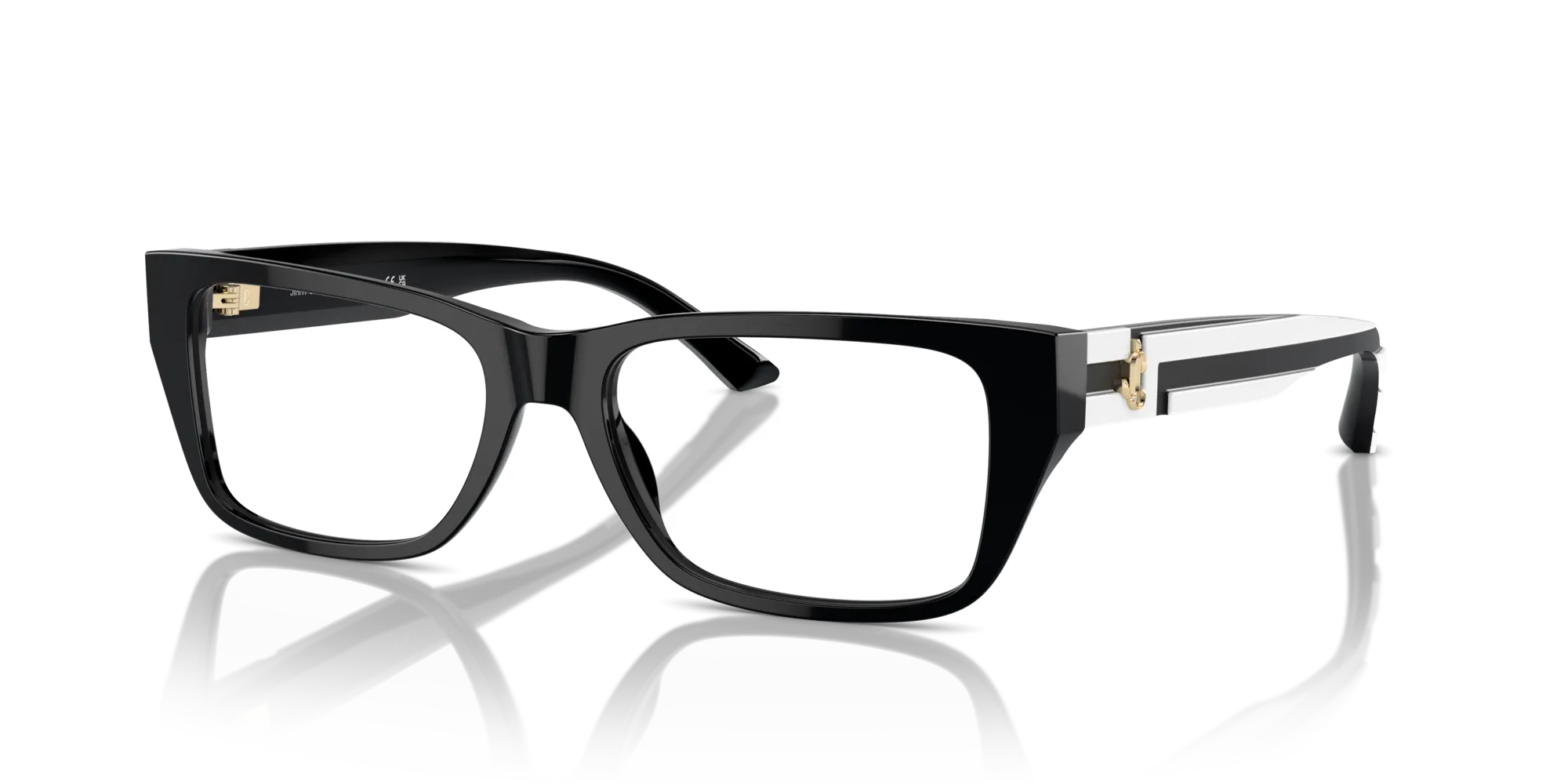 Jimmy Choo JC3016 5017 Montature da vista Acetato Nero Pillow - immagine 4