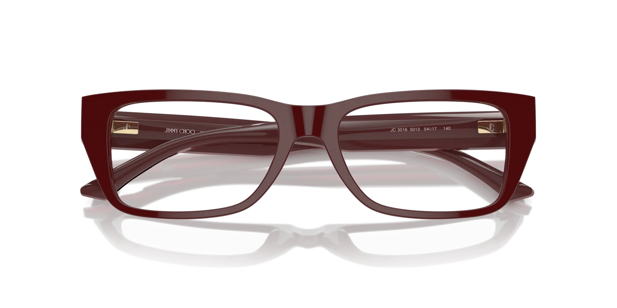 Jimmy Choo JC3016 5013 Montature da vista Acetato Rosso Pillow - immagine 4