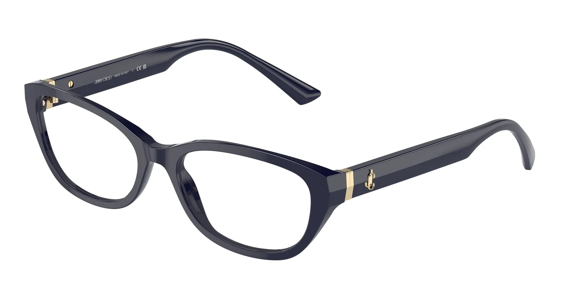 Jimmy Choo JC3015 5023 Montature da vista Acetato Blu Rotonda - immagine 3