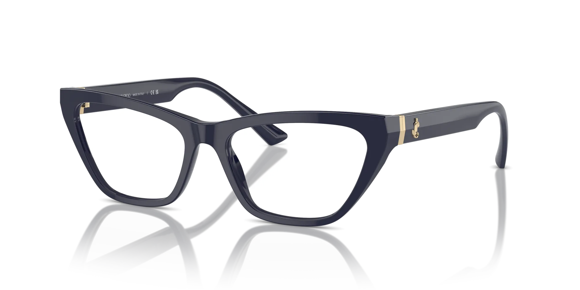 Jimmy Choo JC3014 5023 Montature da vista Acetato Blu Cat Eye - immagine 4
